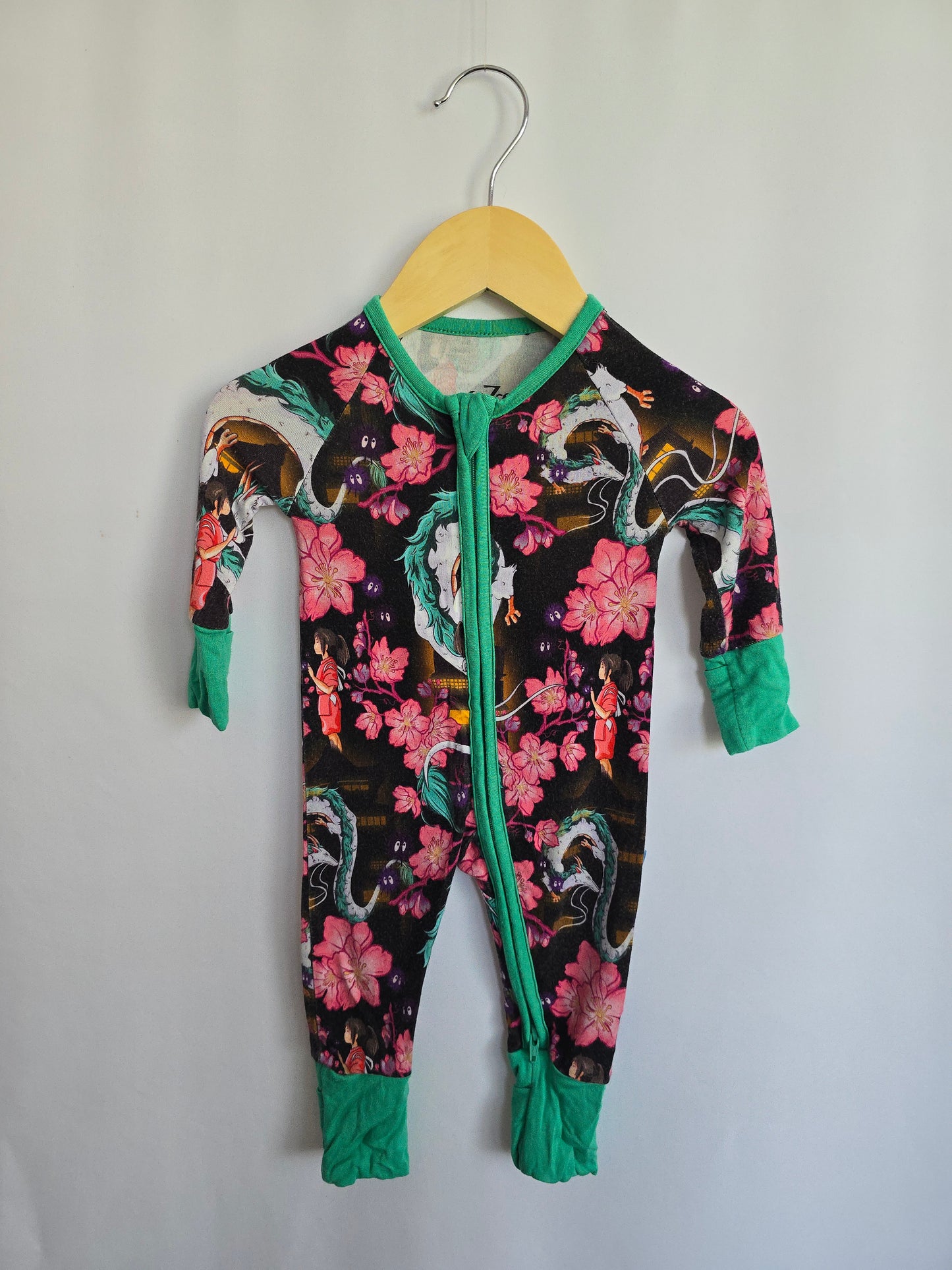 Cozco Mythical Zip Romper • Newborn