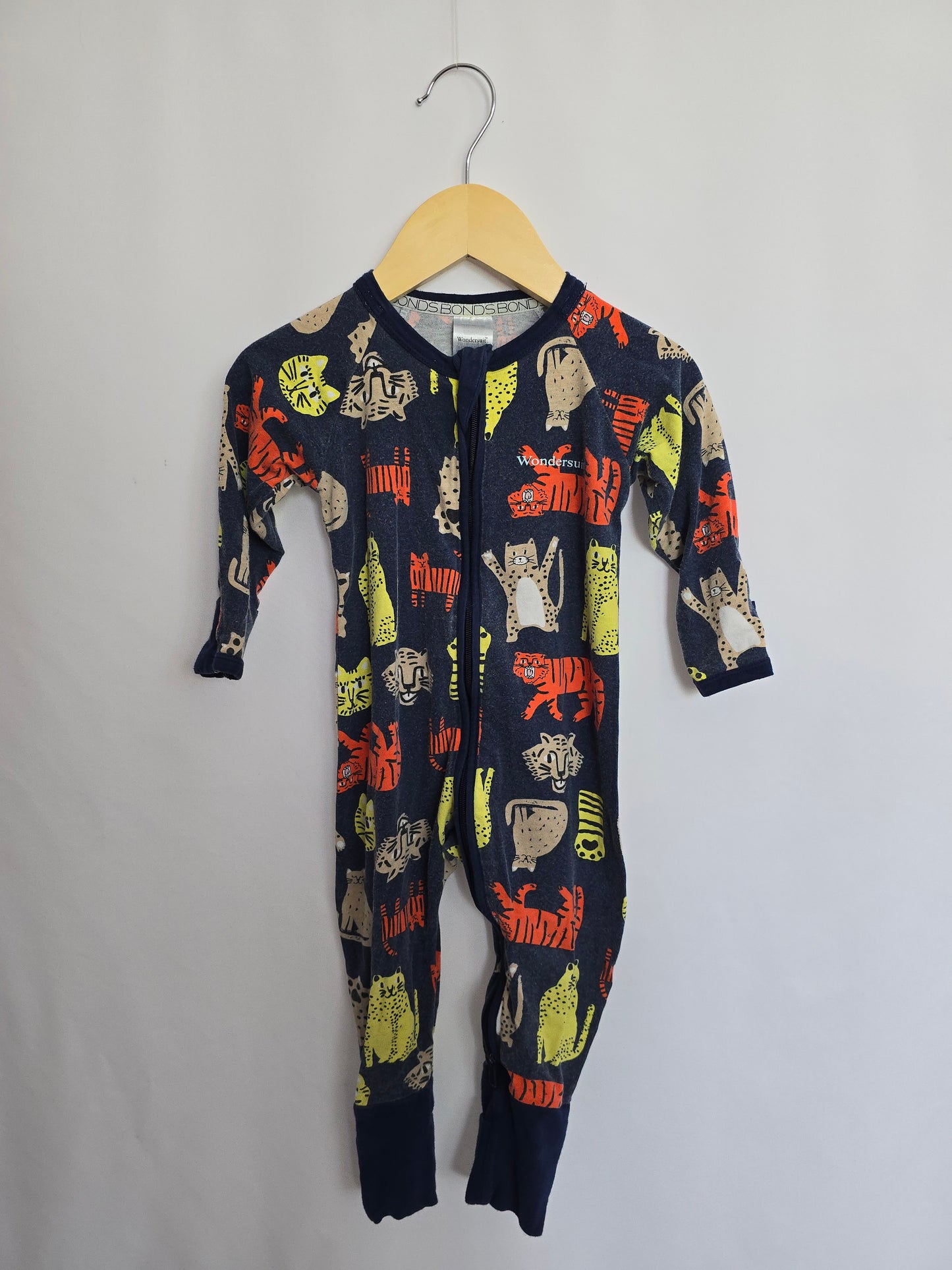 PLAY Bonds Wondersuit Blue Cats • 6-12 months