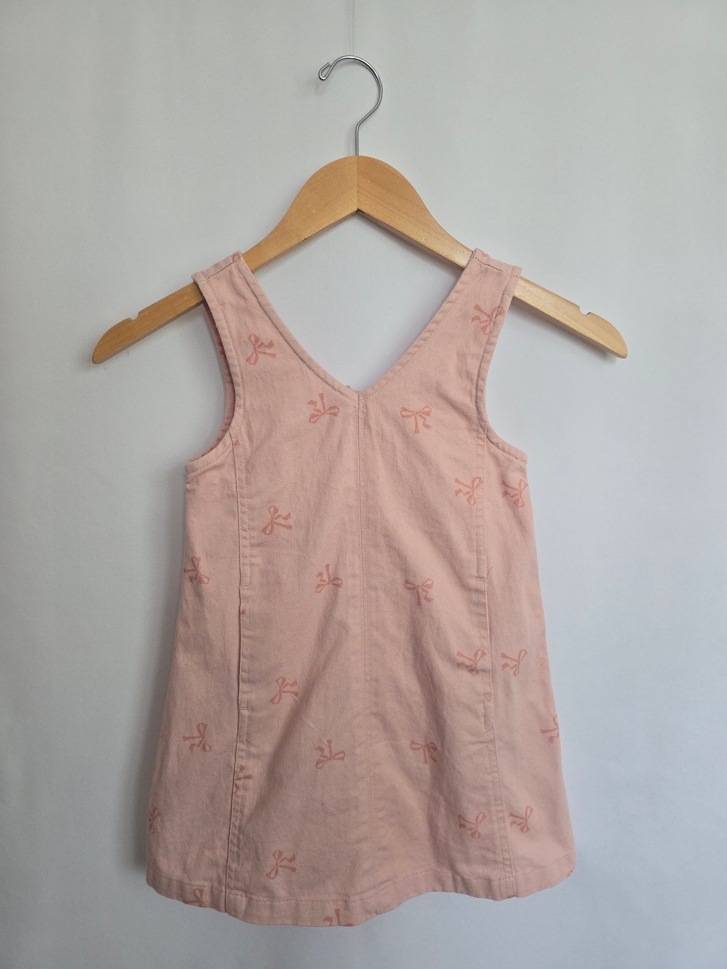 Cupcakes & Cashmere Pink Bows Cotton Dress • 5 years