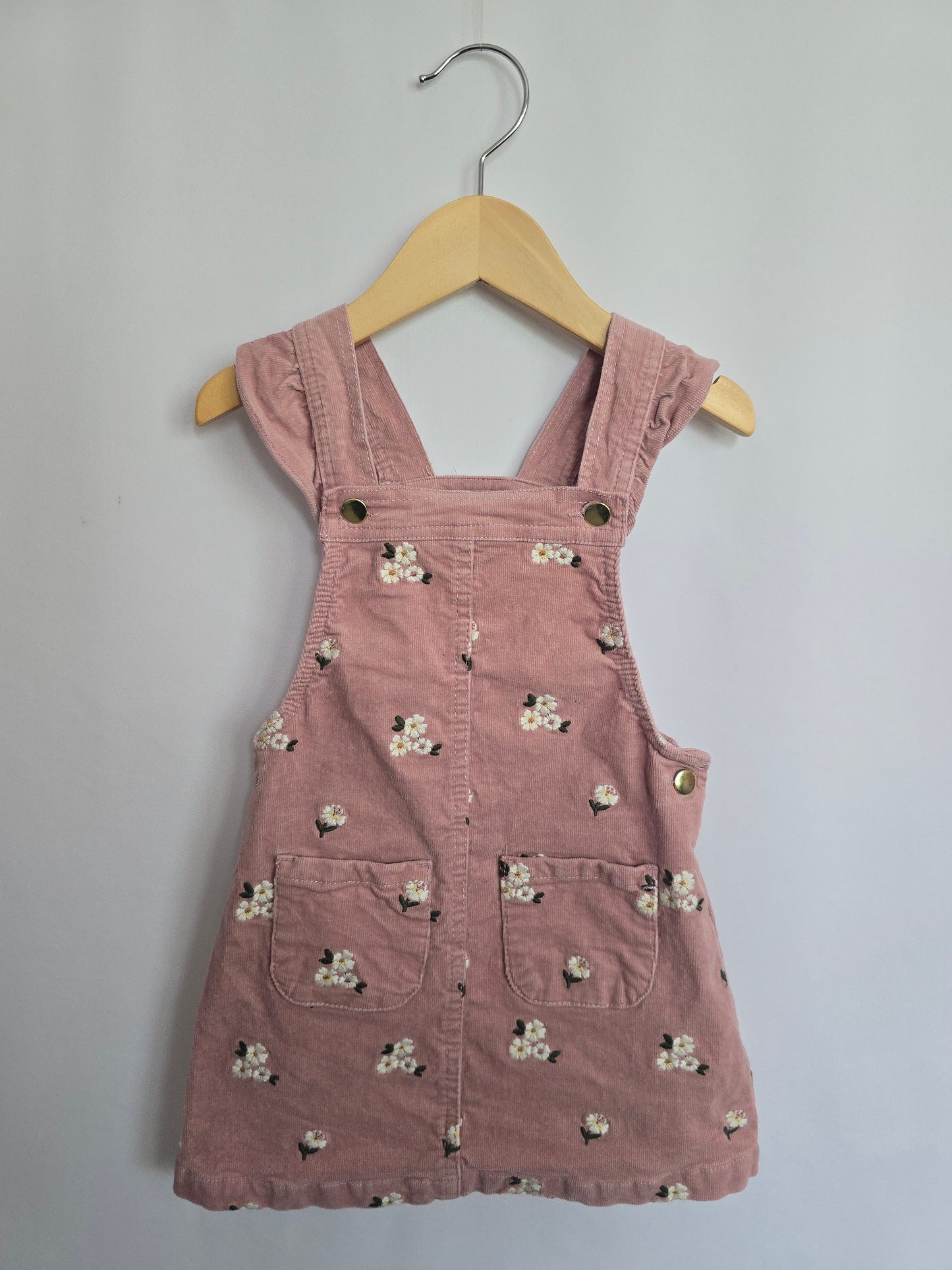 Cupcakes & Cashmere Pink Floral Cord Jumper • 2 years
