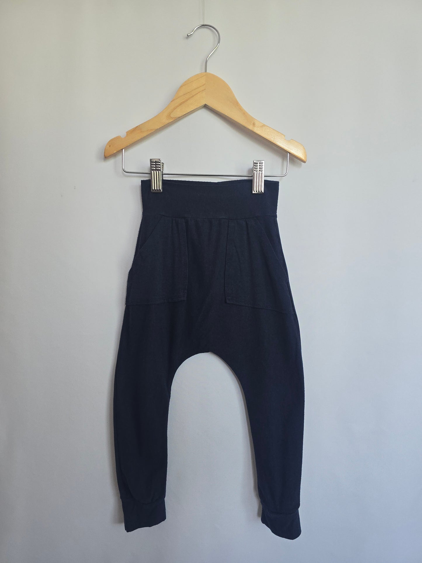 Tiny Button Apparel Navy Harems • 2-3 years