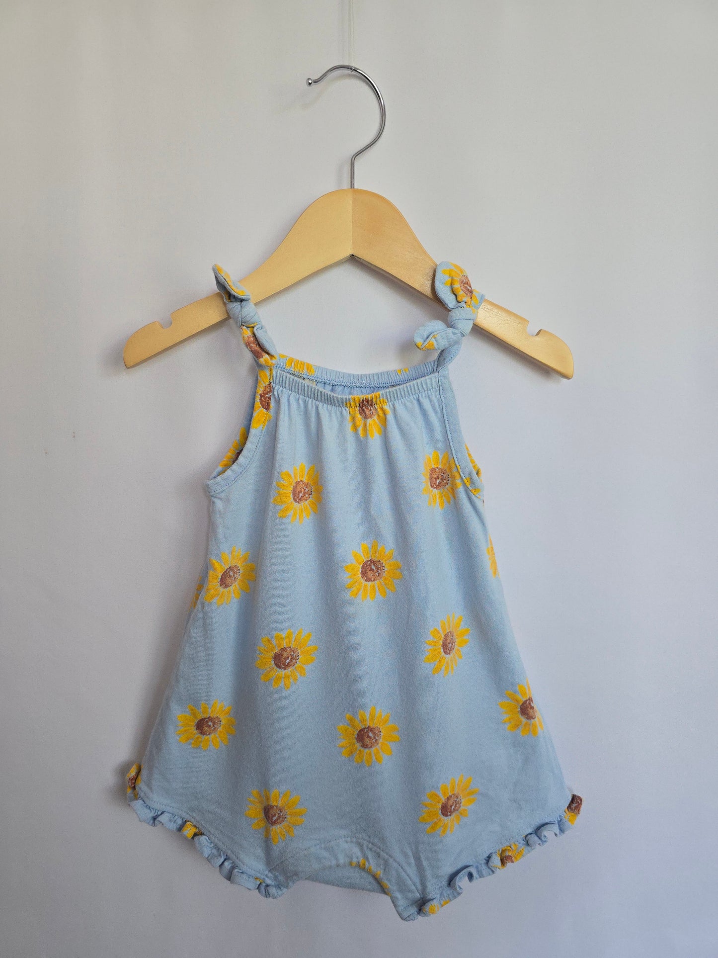 Old Navy Sunflower Romper • 12-18 months