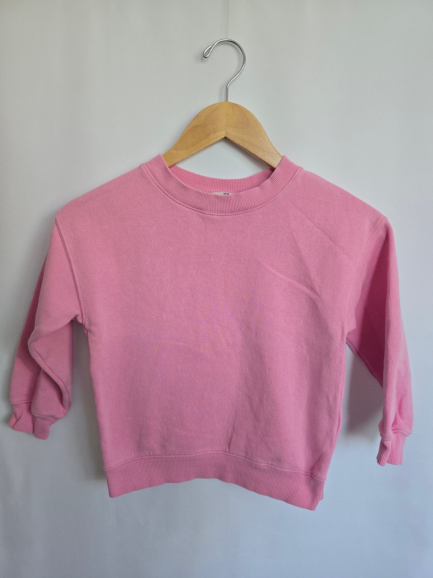 H&M Pink Crewneck • 4-6 years