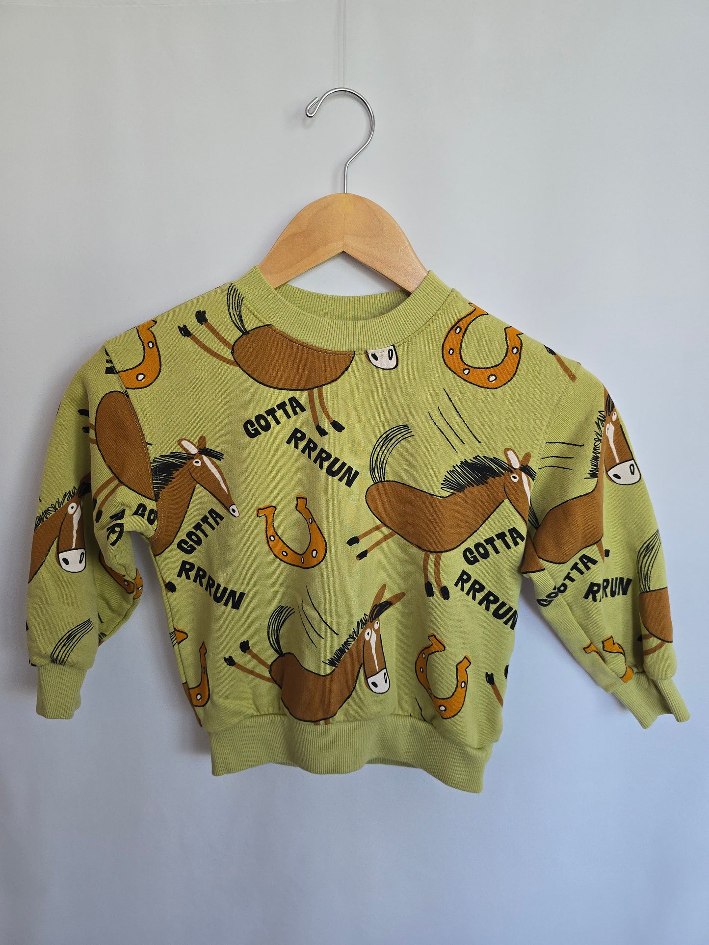 H&M Gotta Run Rodeo Crewneck • 4-6 years