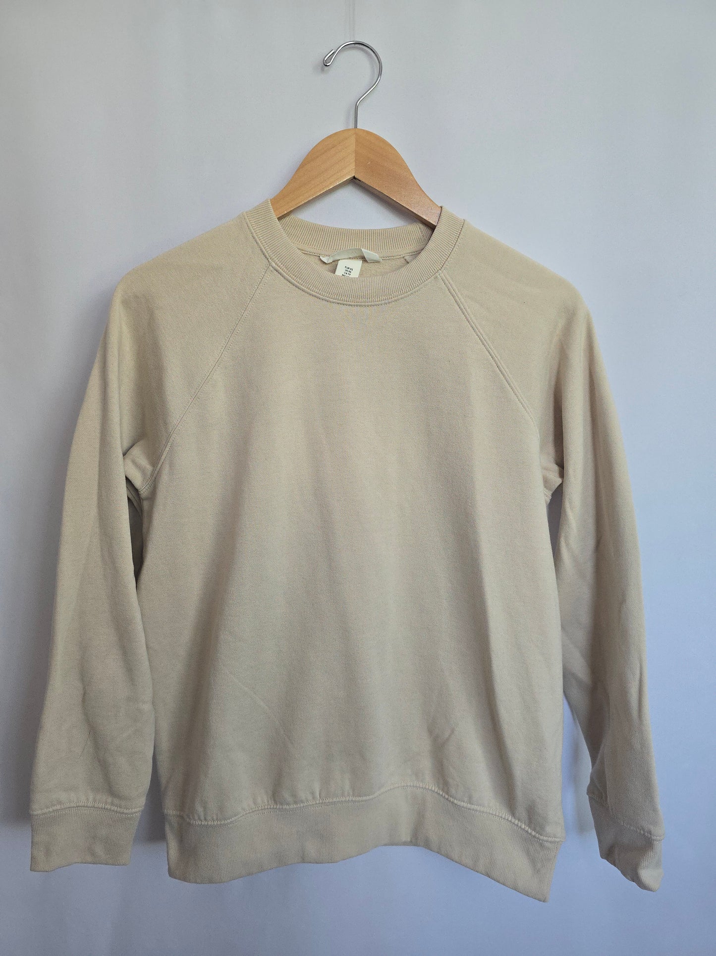 H&M Tan Basic Crewneck • X-Small