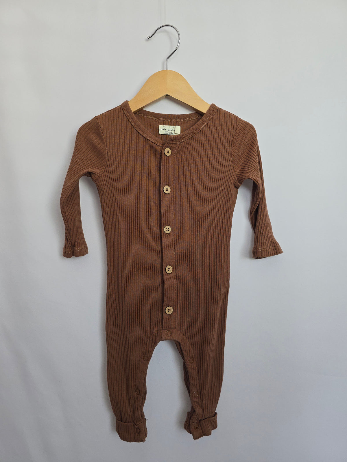 Rise Little Earthlings Ribbed Lounge Suit • 6-9 months