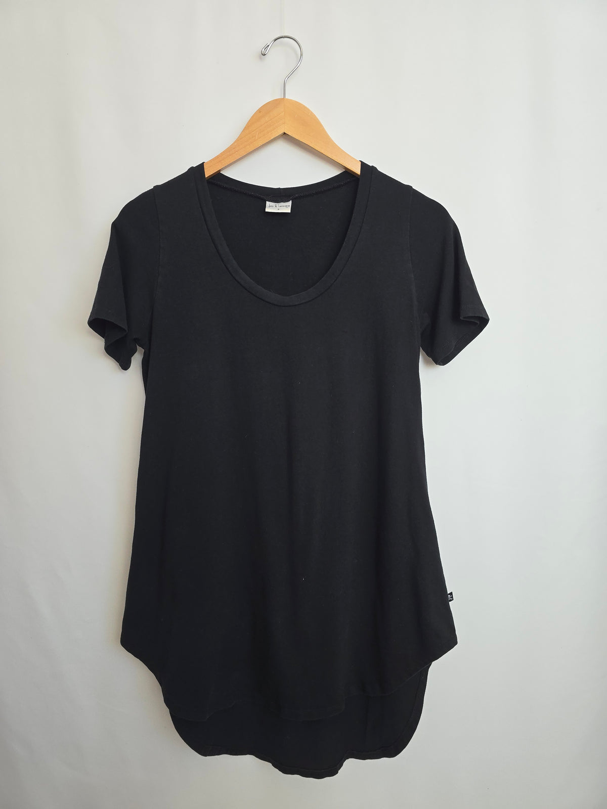 Jax & Lennon Black Tunic Tee • Small