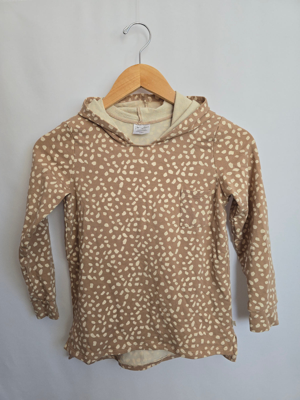 Jax & Lennon Dots Pocket Hoodie • 5-6 years