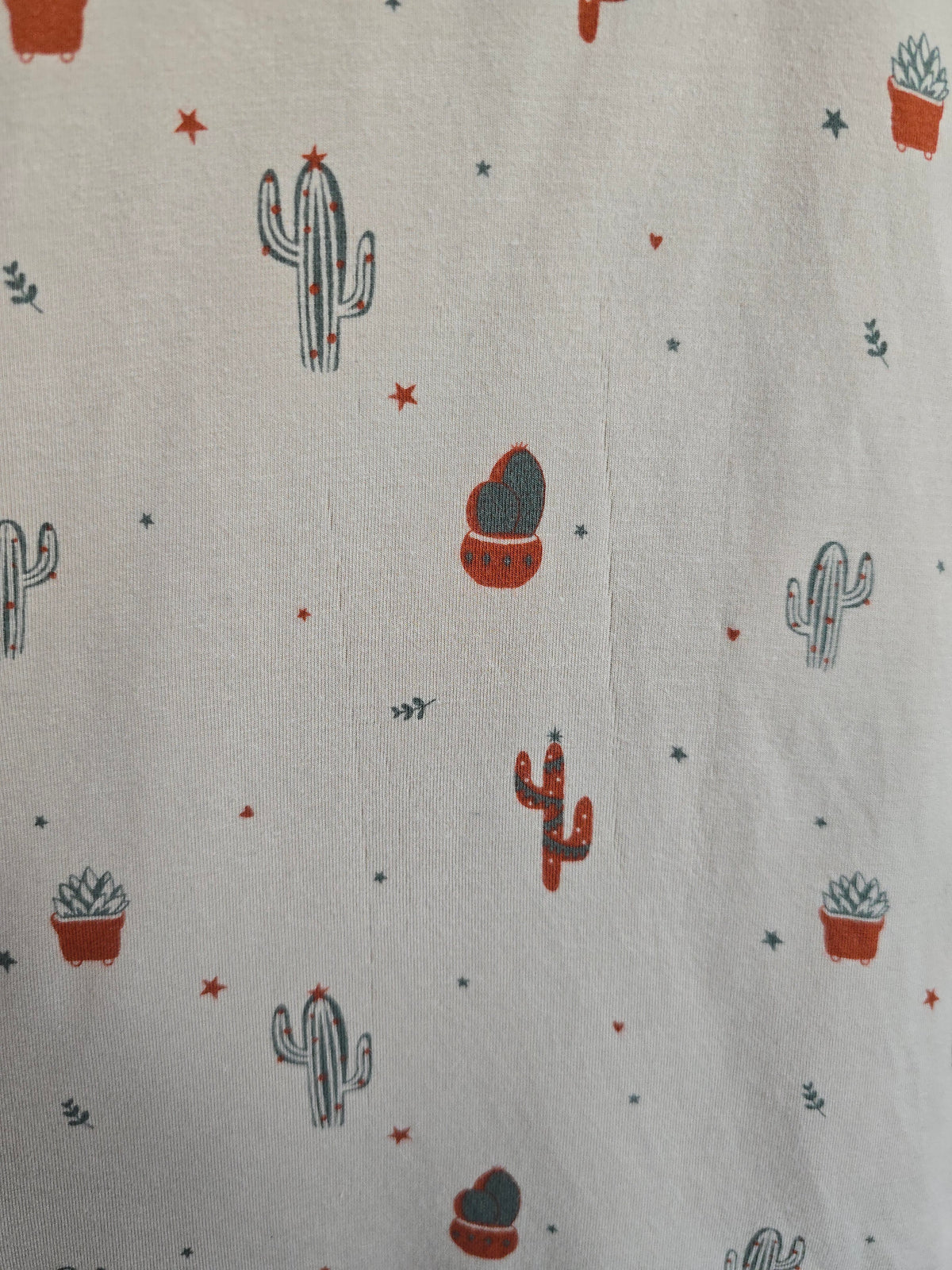 PLAY Jax & Lennon Cactus Pajama Set *flaw* • Youth Small 6-7 years