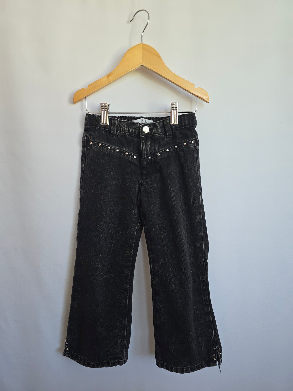 Zara Black Wash Gemstone Denim • 6 years
