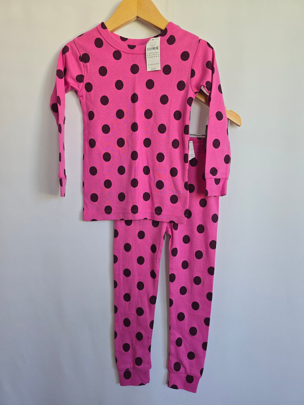 NEW Gap Pink Polkadot Pajama Set • 3 years