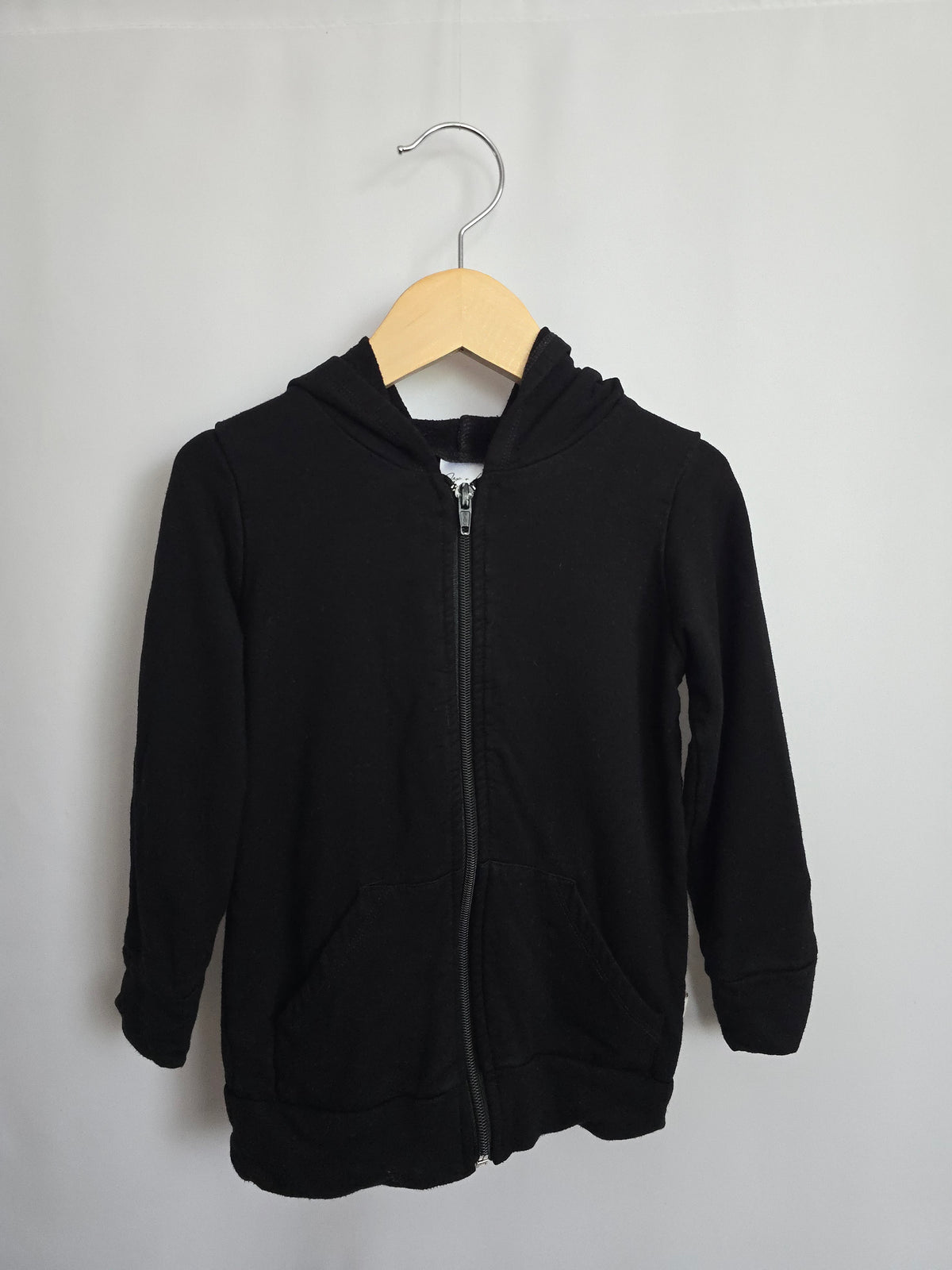 Jax & Lennon Black Fleece Zip Hoodie • 2-3 years