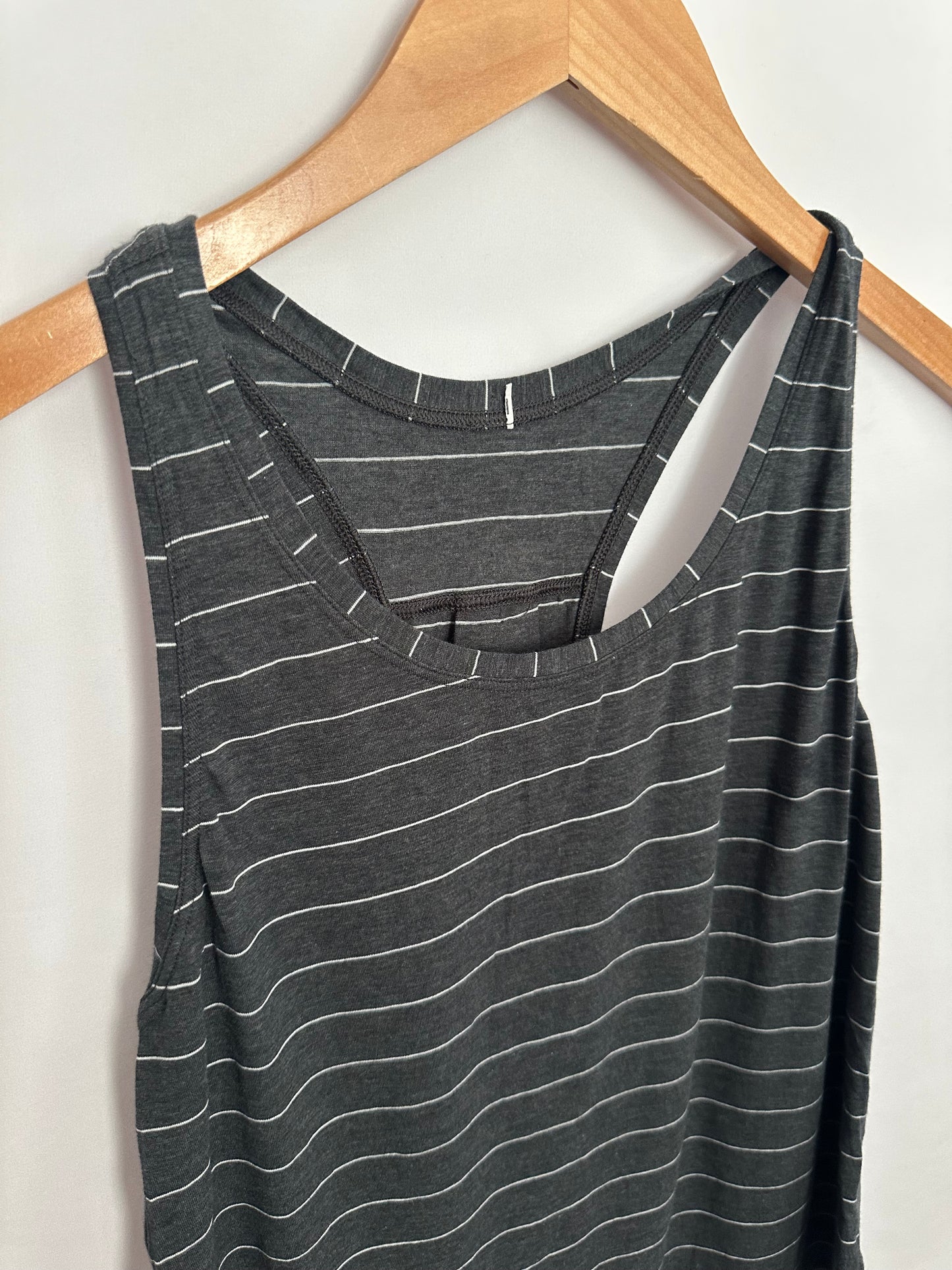 Lululemon Grey Stripe Love Tank • Medium 8