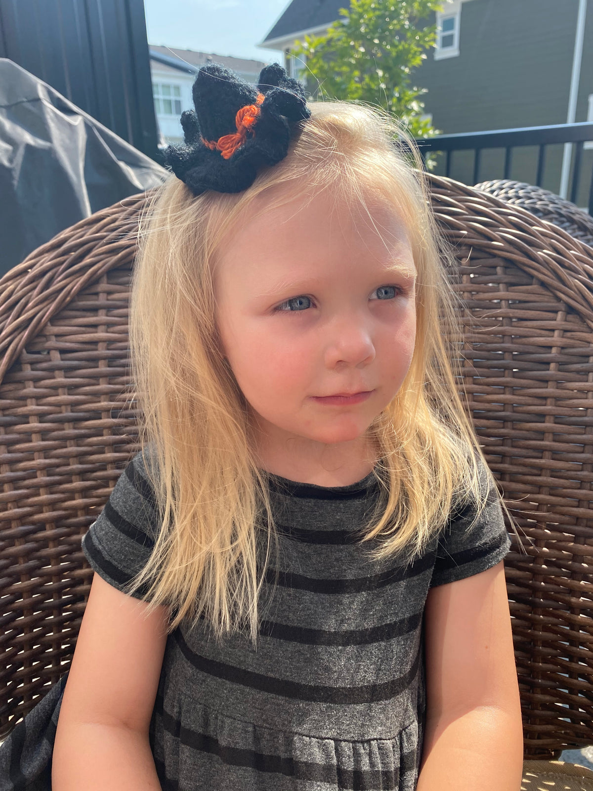 Witch Hat Hairclip • Orange