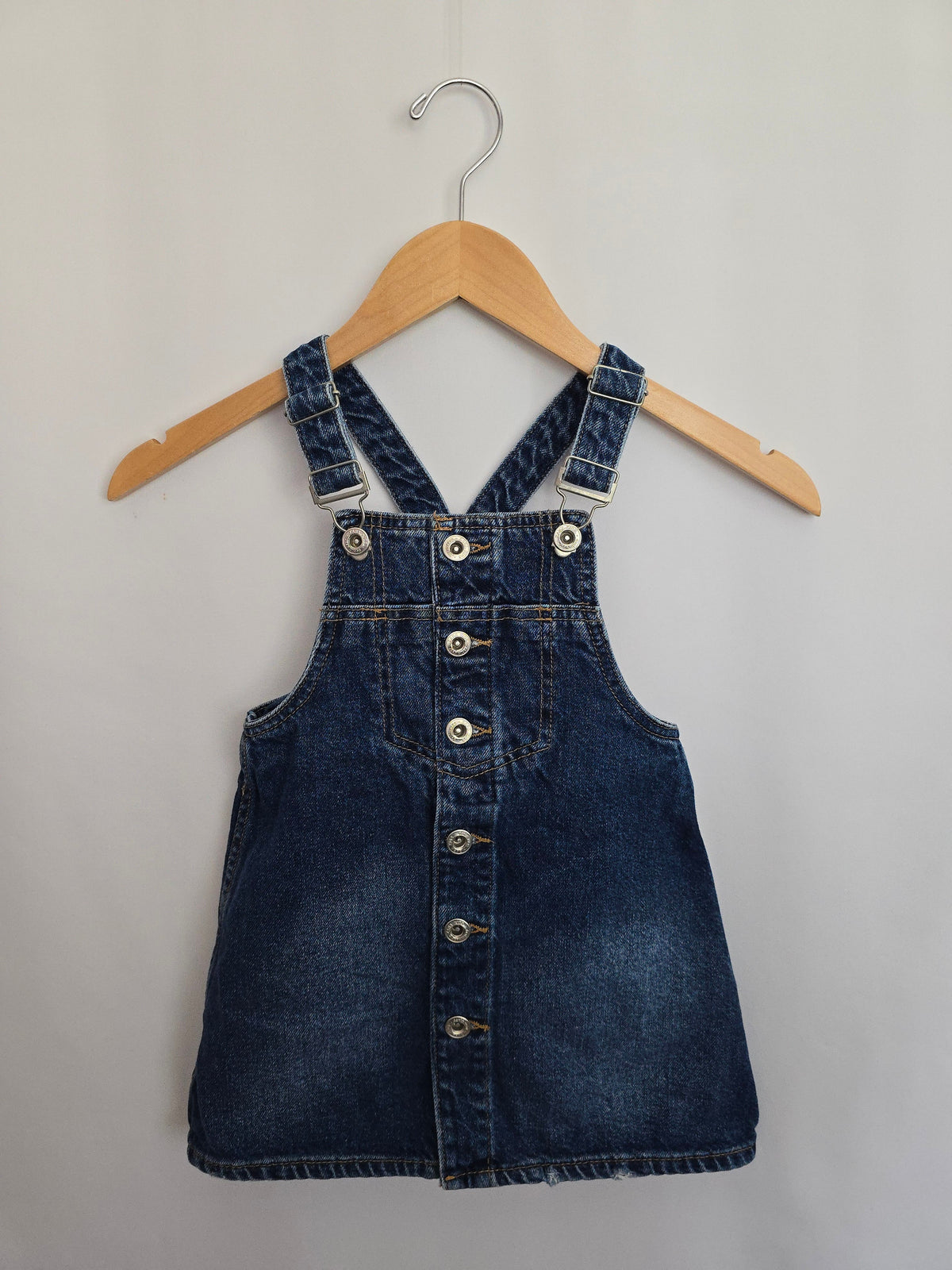 Zara Kids Denim Jumper Dress • 5 years