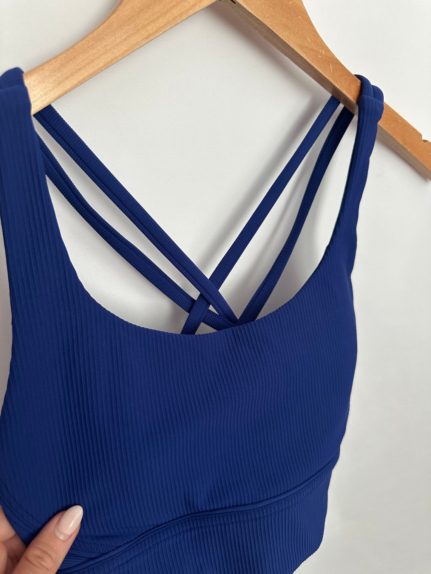 Lululemon Energy Longline Bra Ribbed Luxtreme *Medium Support, B–D Cups • Medium 8