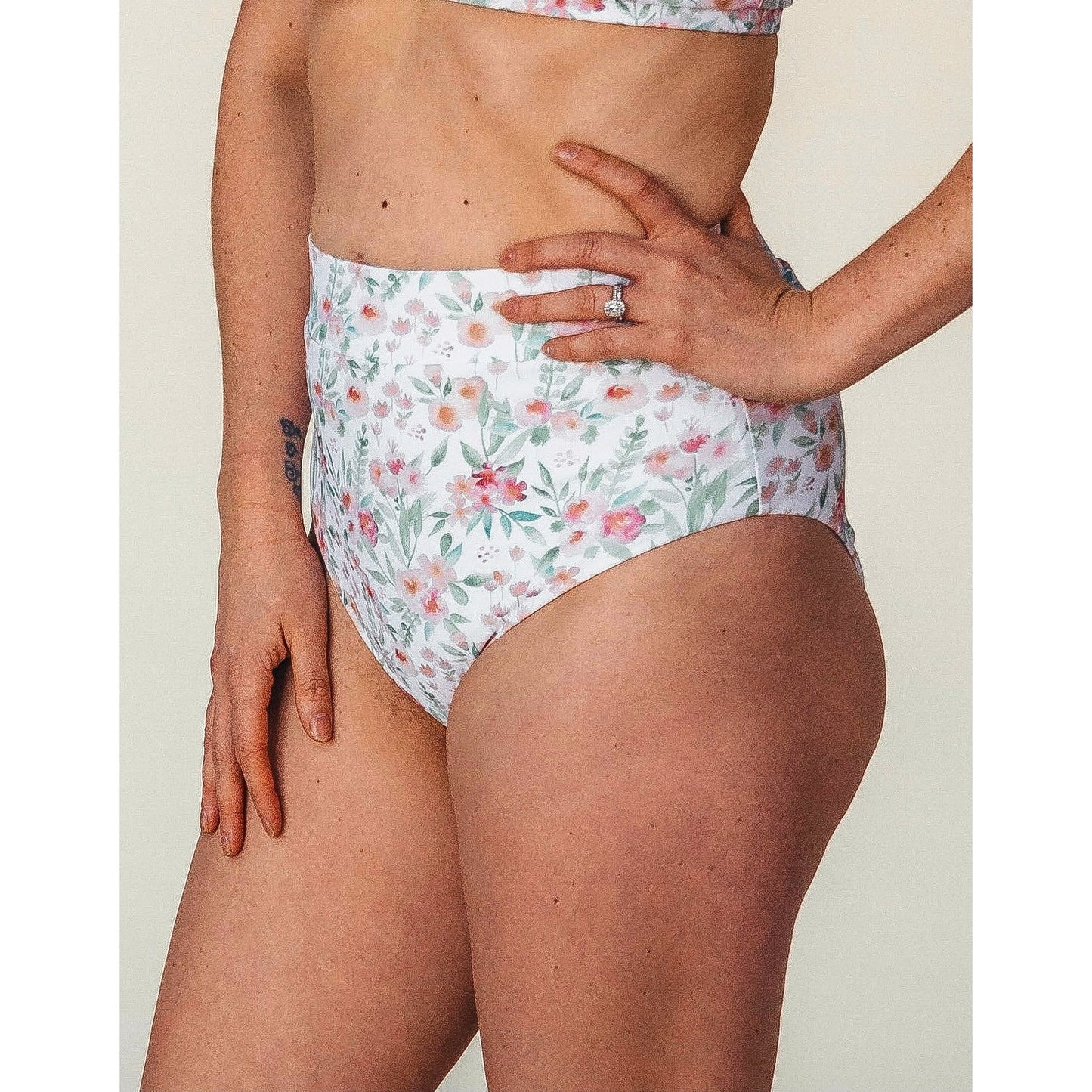 Current Tyed The "Meadow" Women's High Waist Bikini Bottoms
