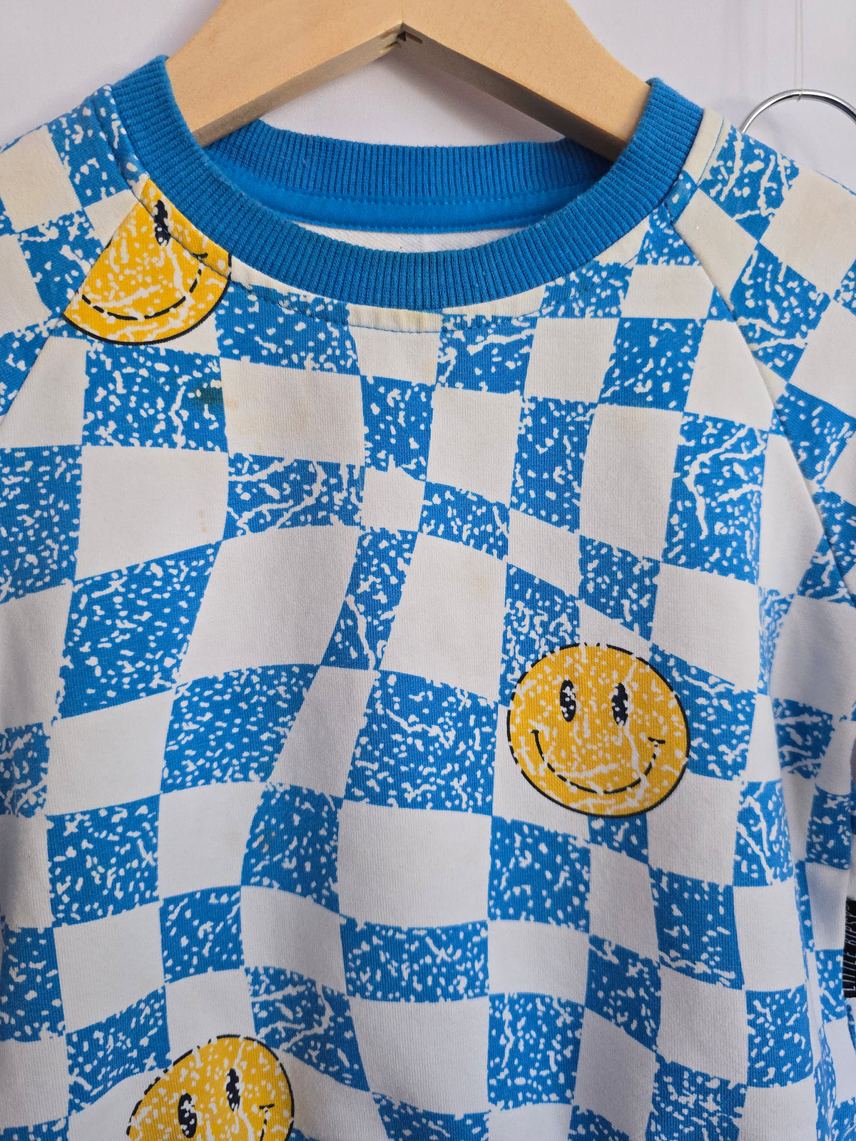 PLAY Little Bipsy Checkered Smiley Crewneck & Joggers Set • 12-18 months