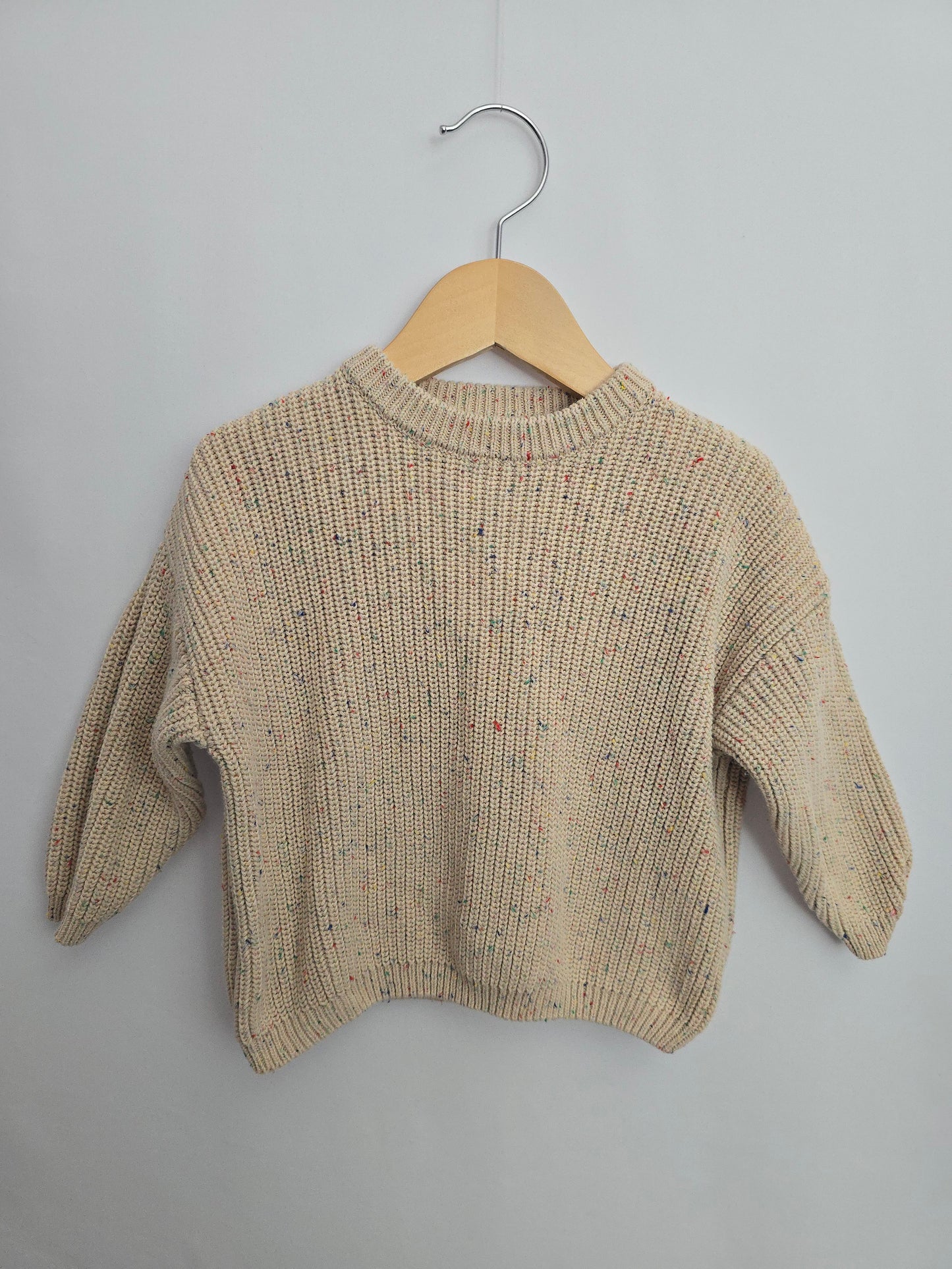 Holde Knit Speckled Sweater • 12-18 months