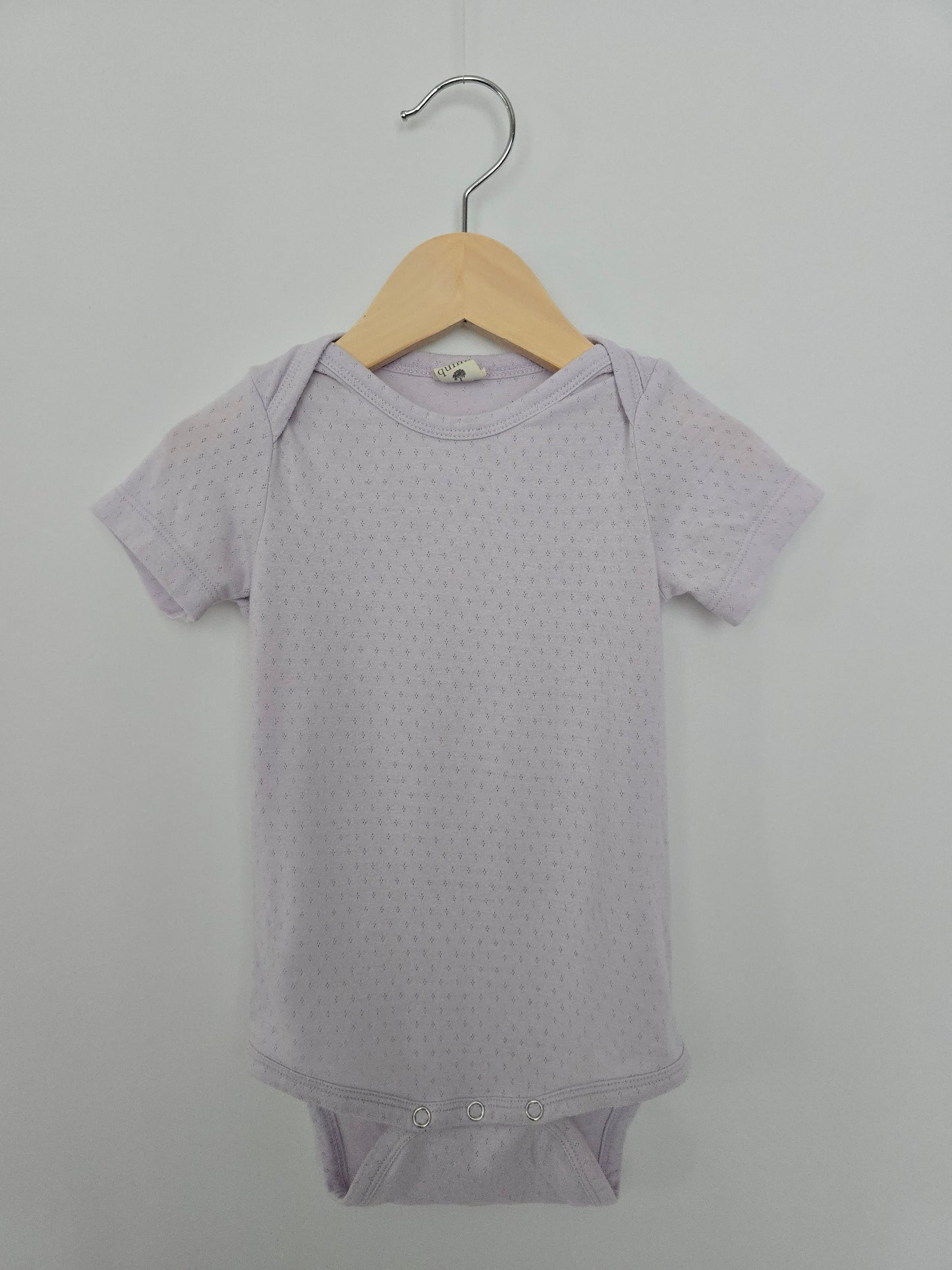 Kate Quinn Lavender Pointelle Cotton Bodysuit • 12-18 months