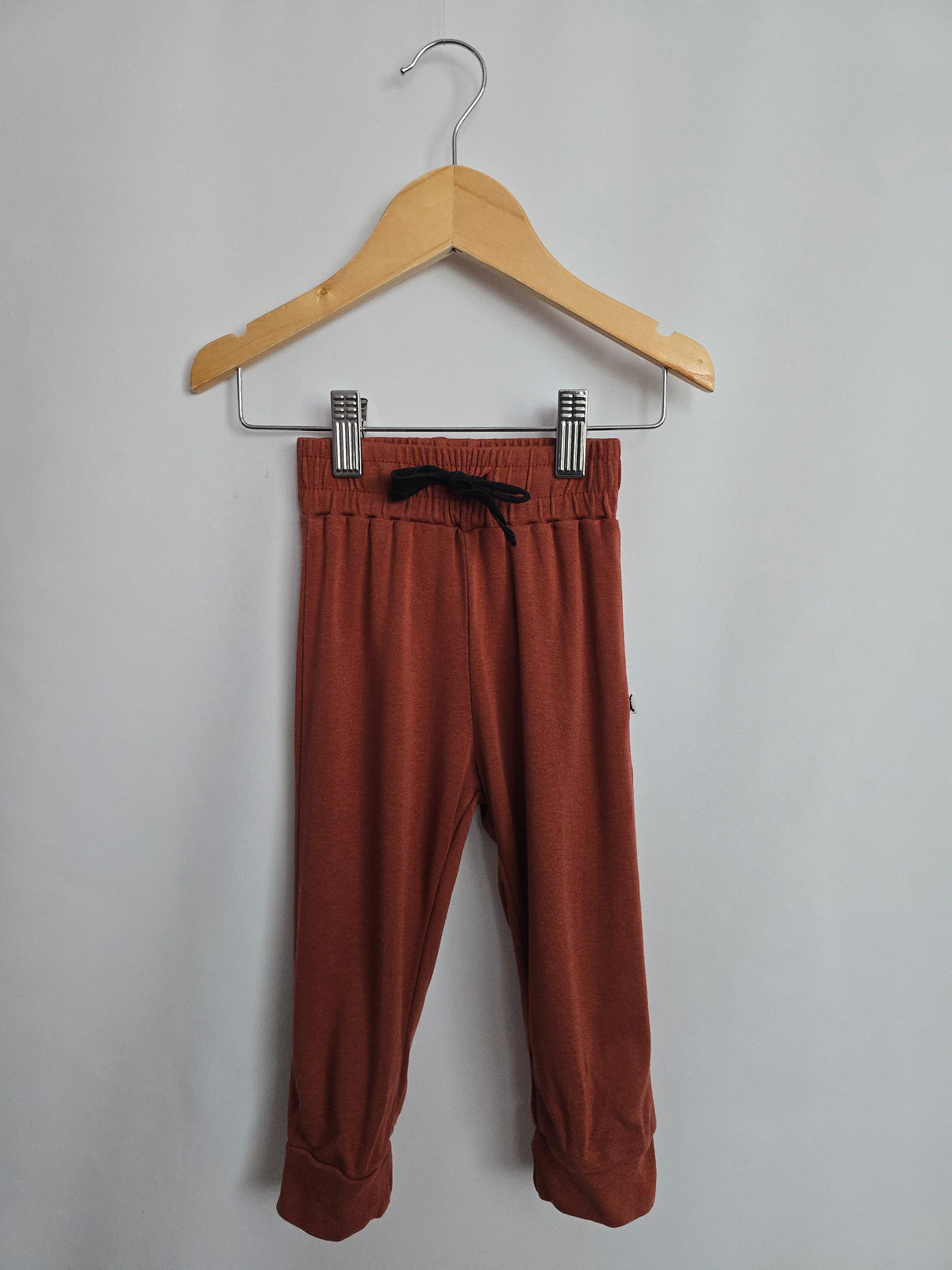 Little & Lively Rust Joggers • 6-12 months