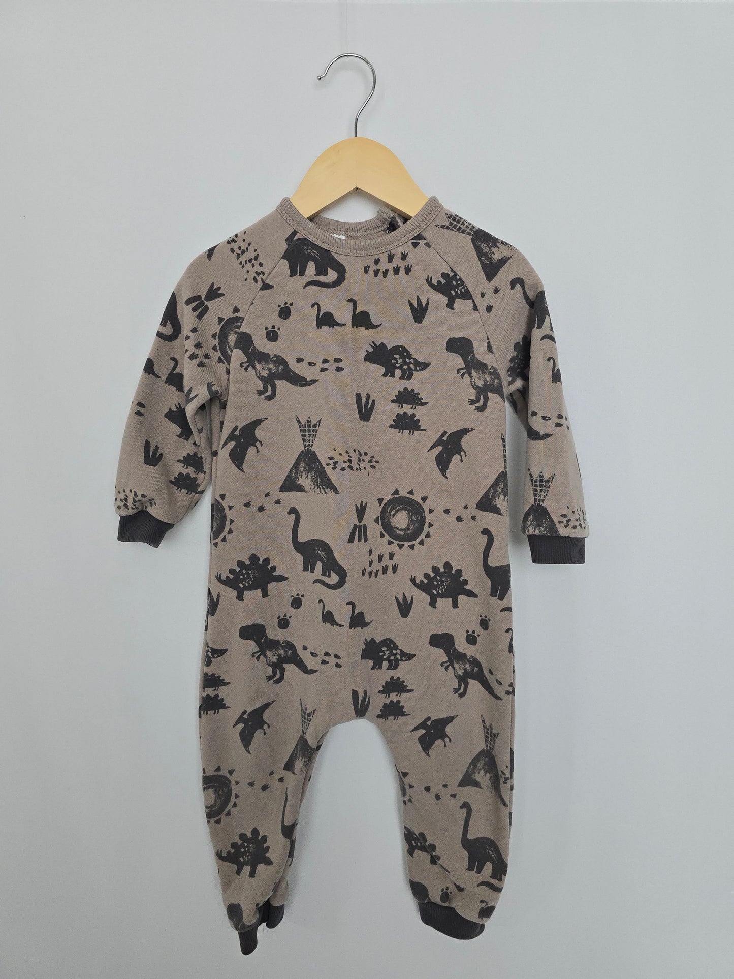 Next Dinosaurs Relaxed Snap Romper • 12-18 months