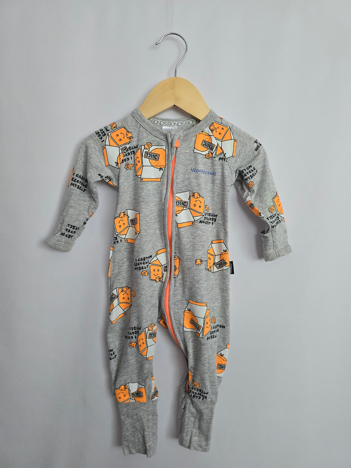 PLAY Bonds Wondersuit Grey Juicebox • 3-6 months