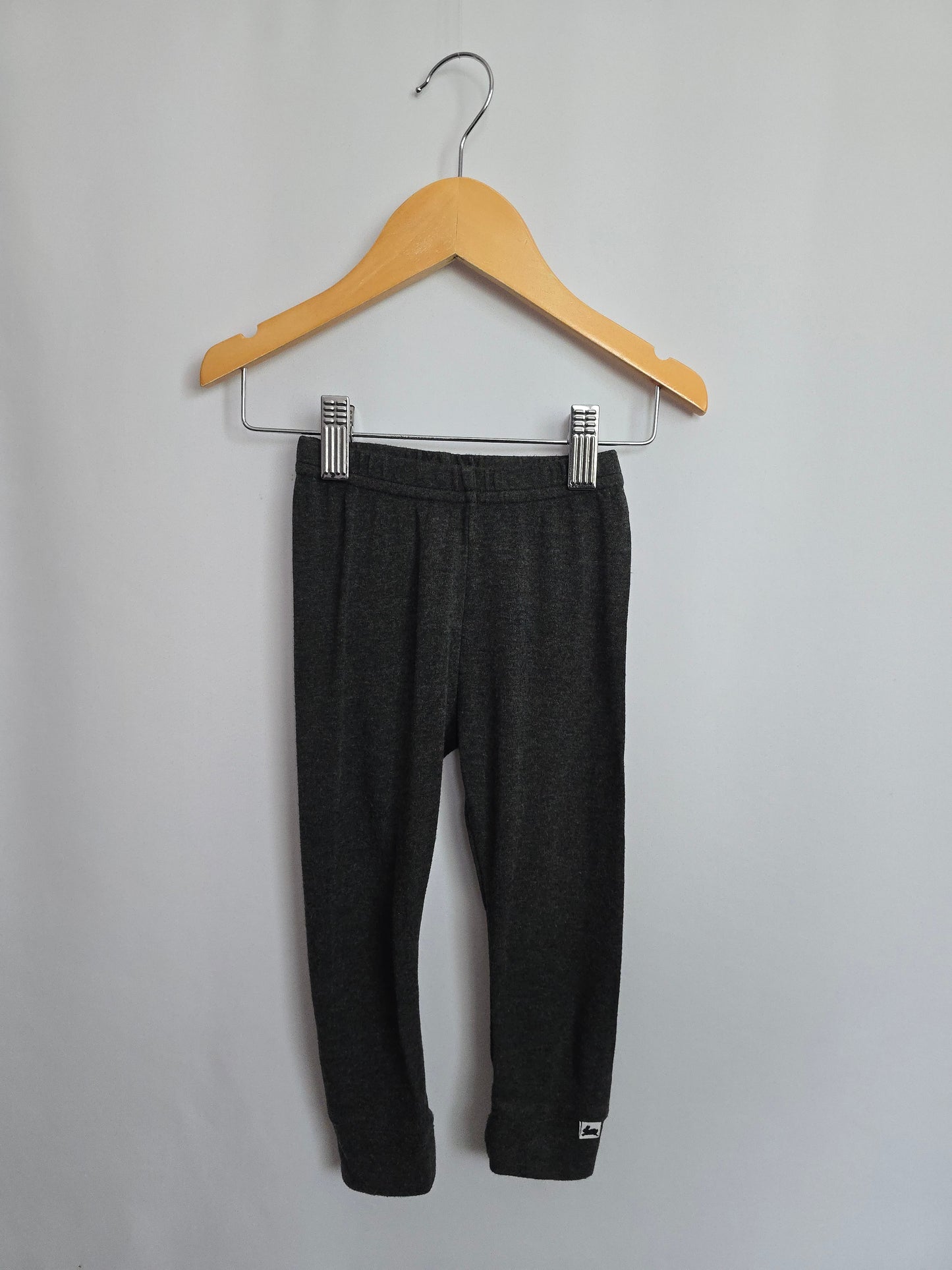 Little & Lively Grey Charcoal Leggings • 12-18 months