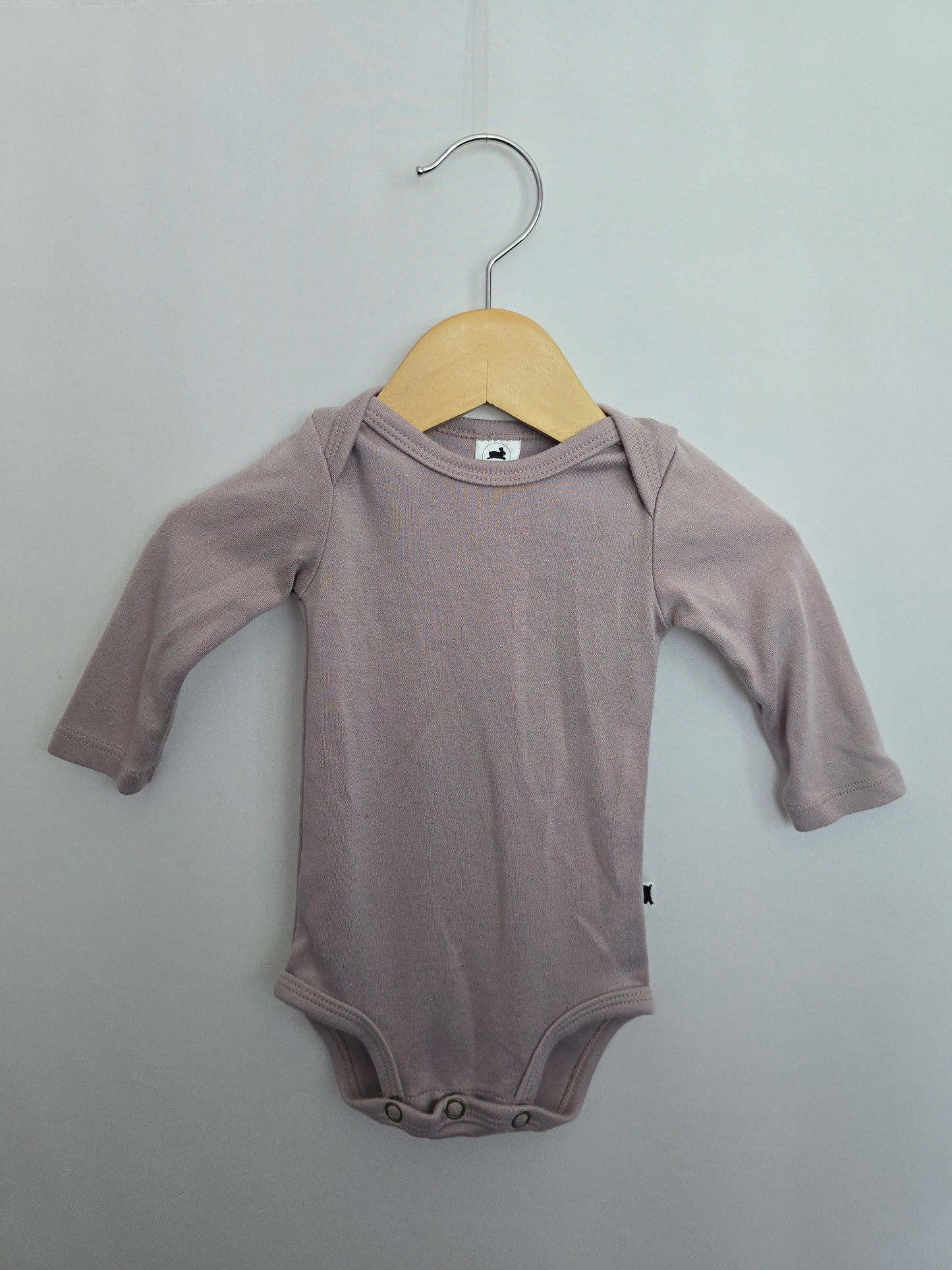 Little & Lively Mauve Long Sleeve Bodysuit • 0-6 months