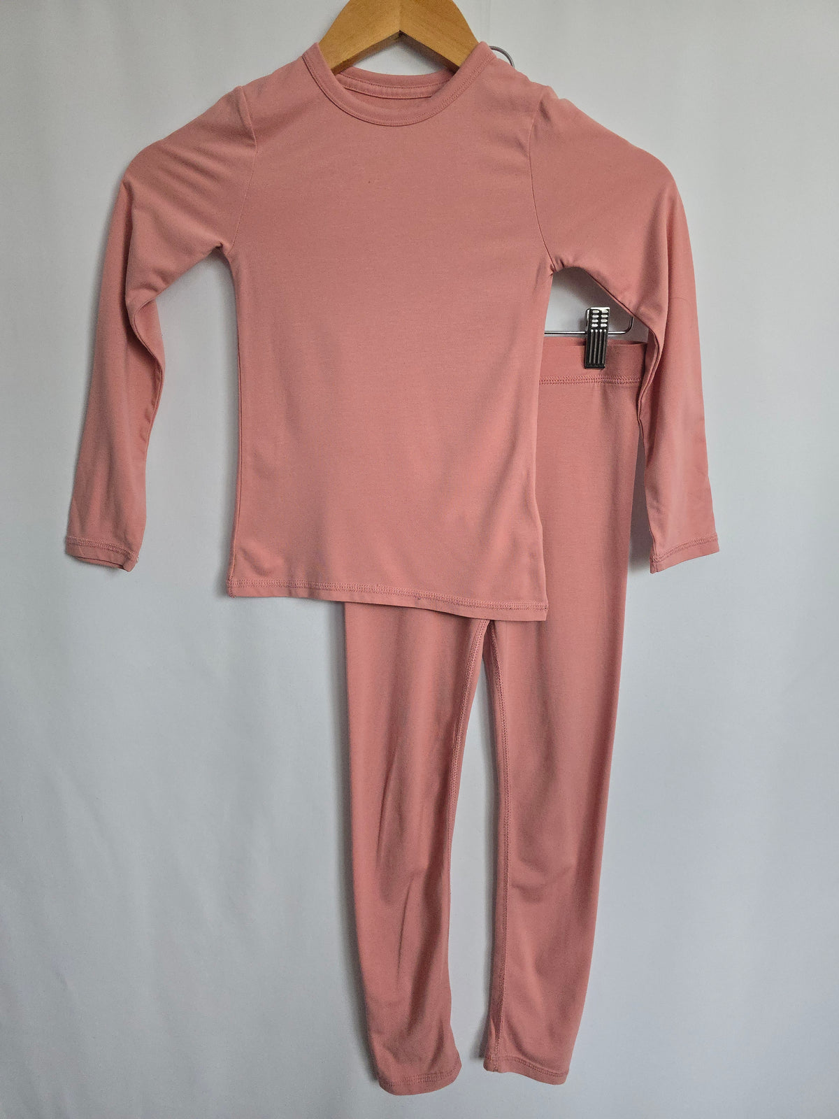 H&M Pink Viscose Blend Base Layer Set • 4-6 years