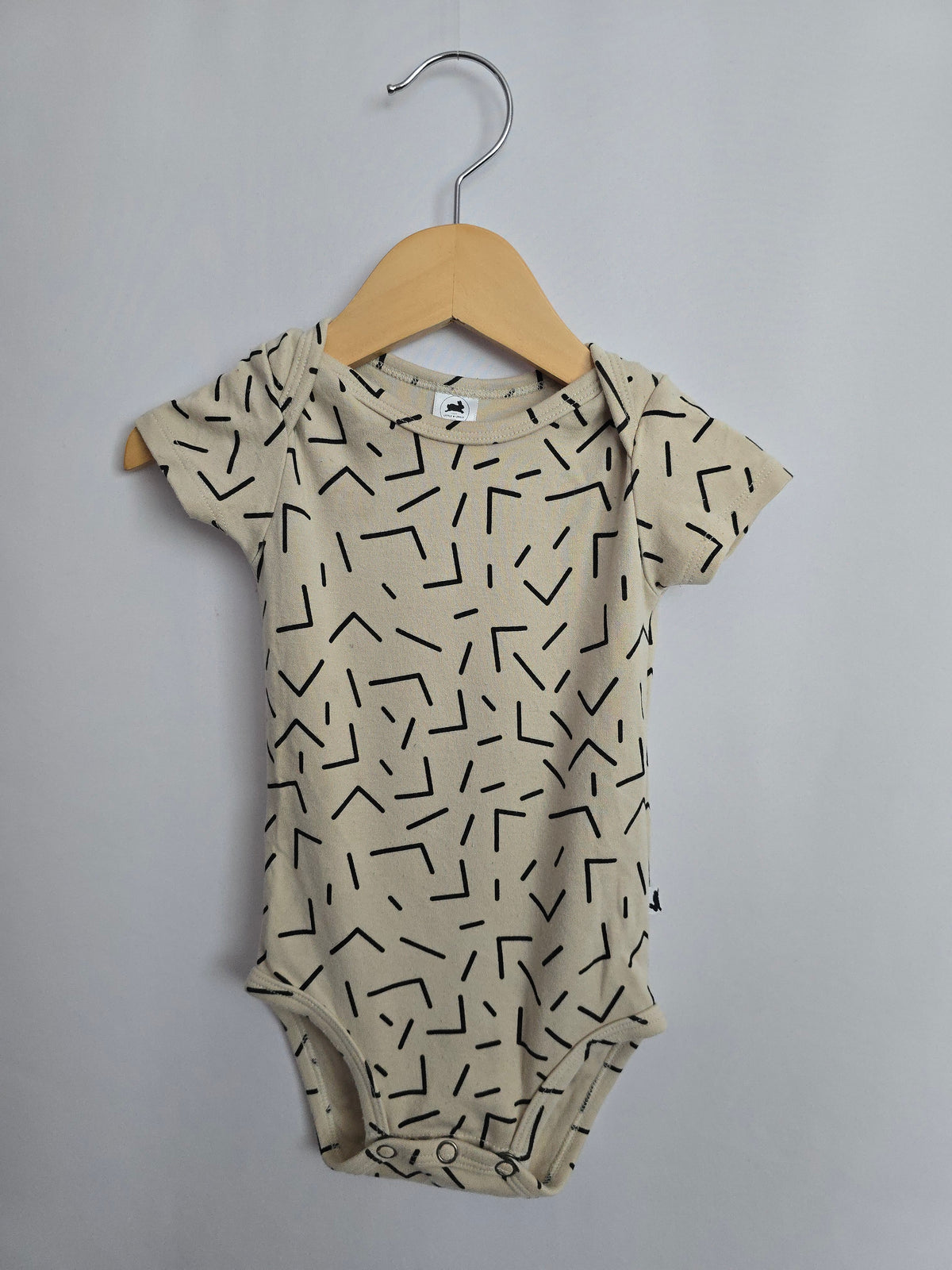 PLAY Little & Lively Abstract Lines Bodysuit • 6-12 months