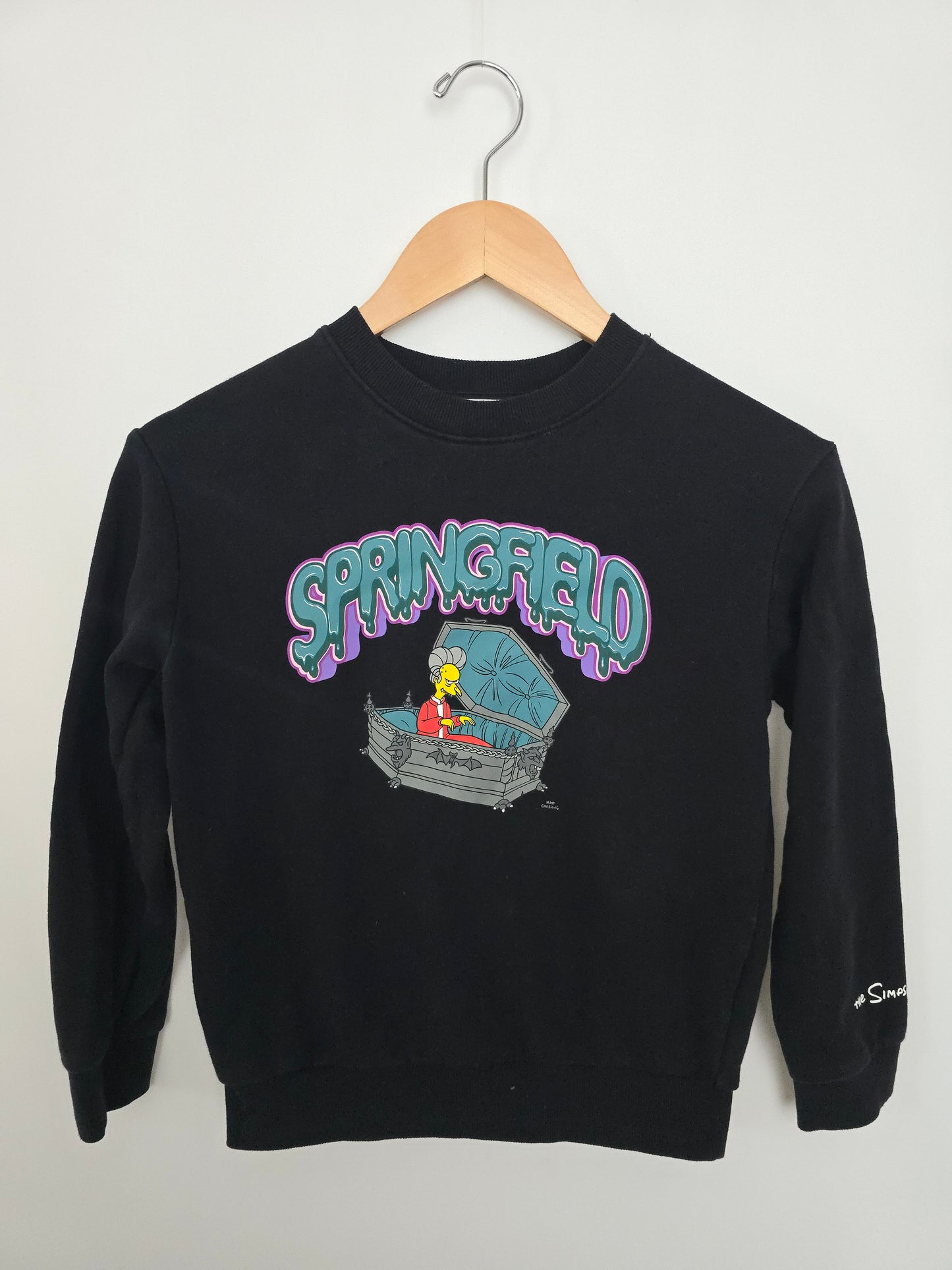 H&M Simpsons Springfield Crew • 8-10 years