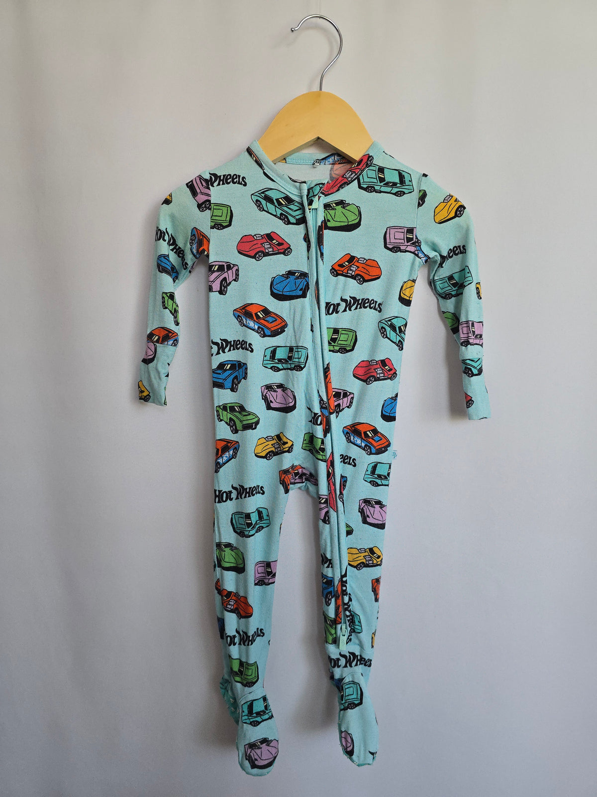 Posh Peanut x Hot Wheels Zip Footie • 3-6 months