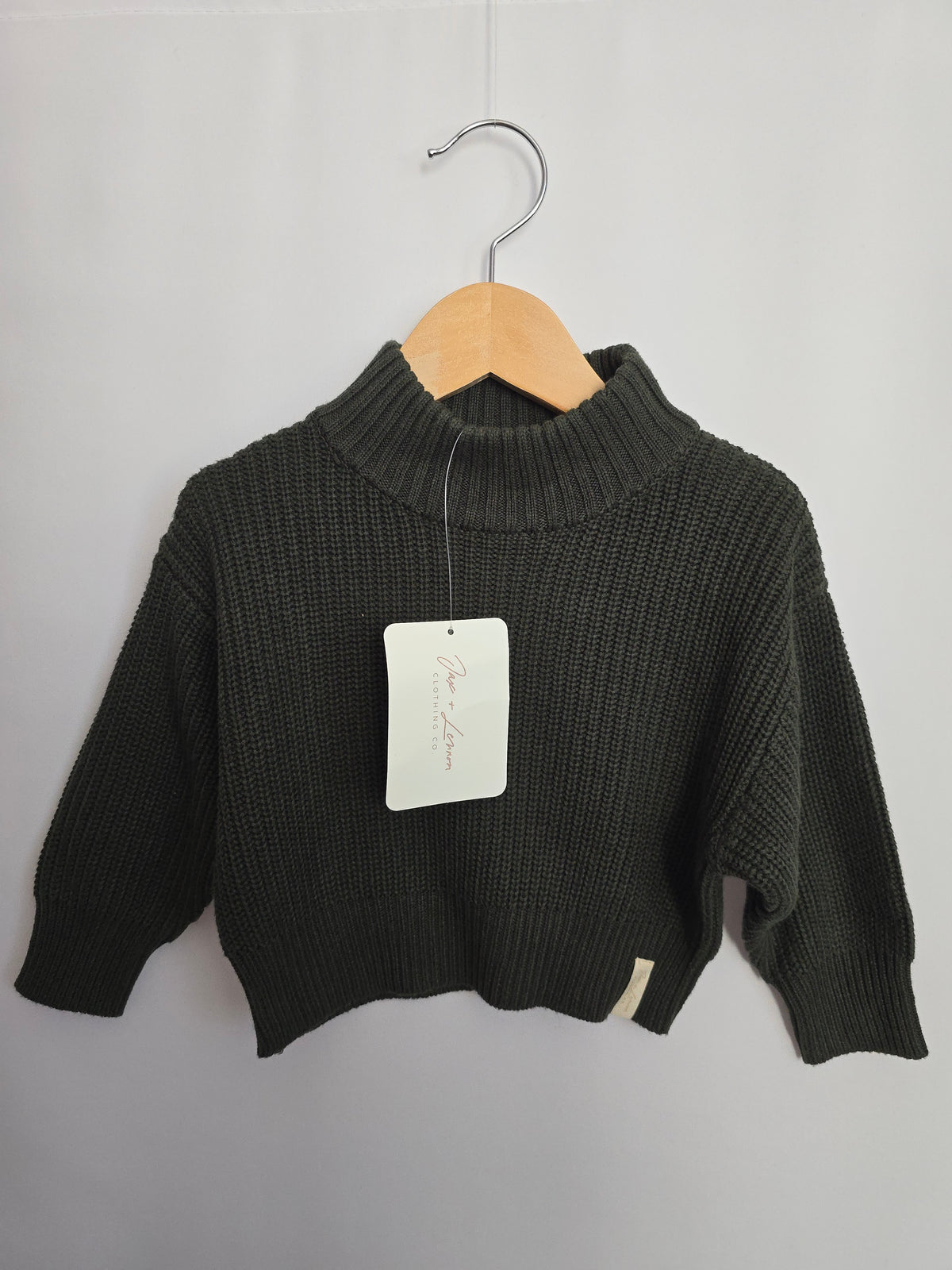 NEW Jax & Lennon Cedar Grove Knit Sweater • 0-6 months