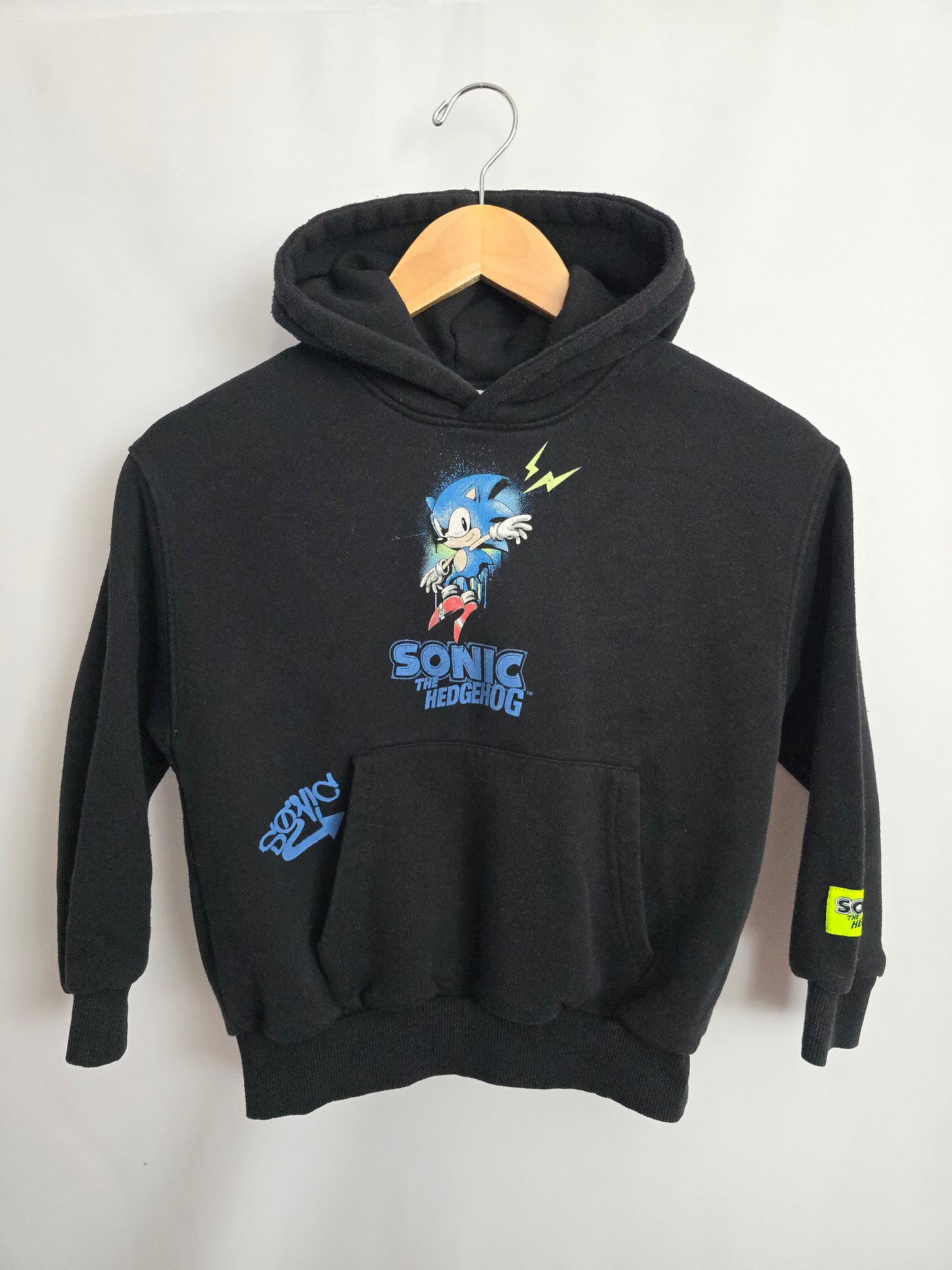 Zara Black Sonic Hoodie • 6-7 years