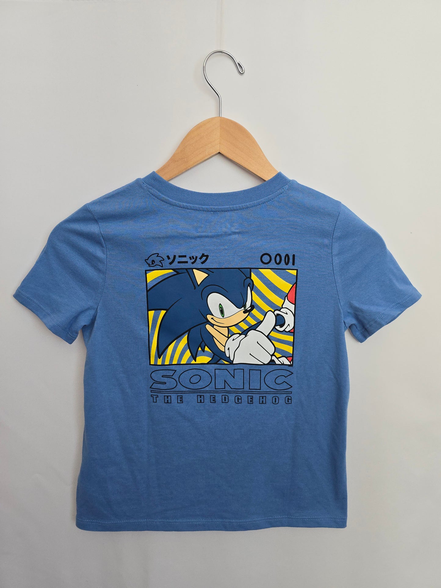 Sonic The Hedgehog Blue Tee • 6-7 years