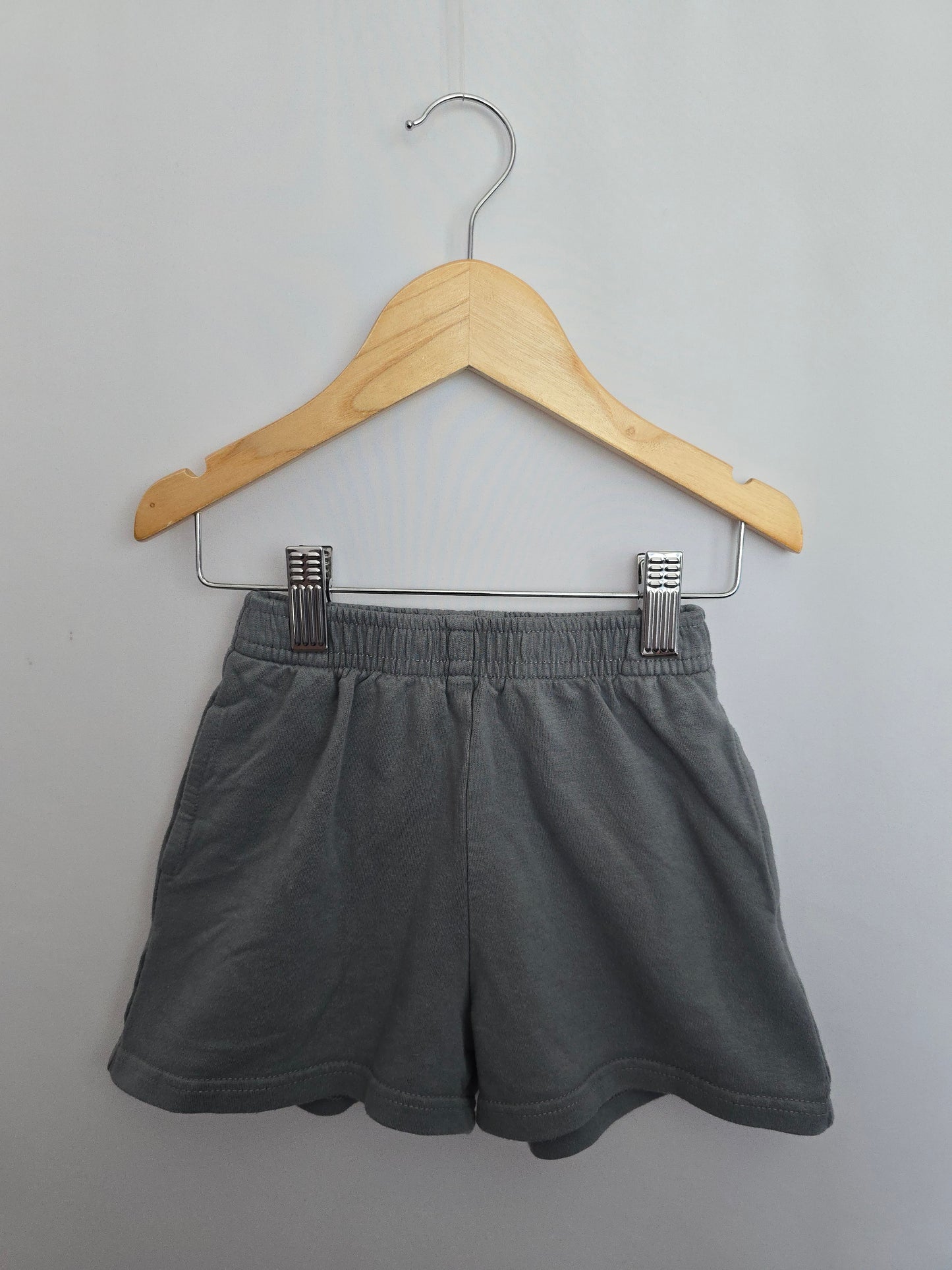 Tiny Button Apparel Slate Blue Shorts • 4-5 years