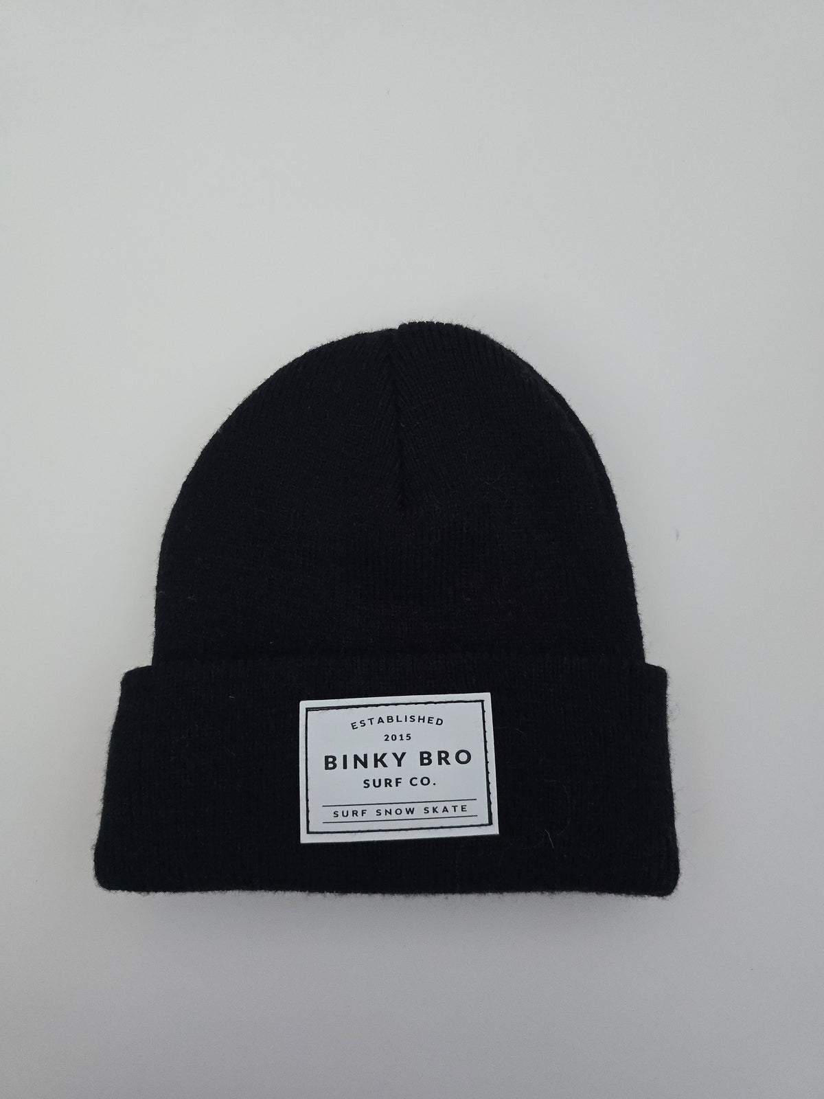 Binky Bro Black Beanie • 0-12 months