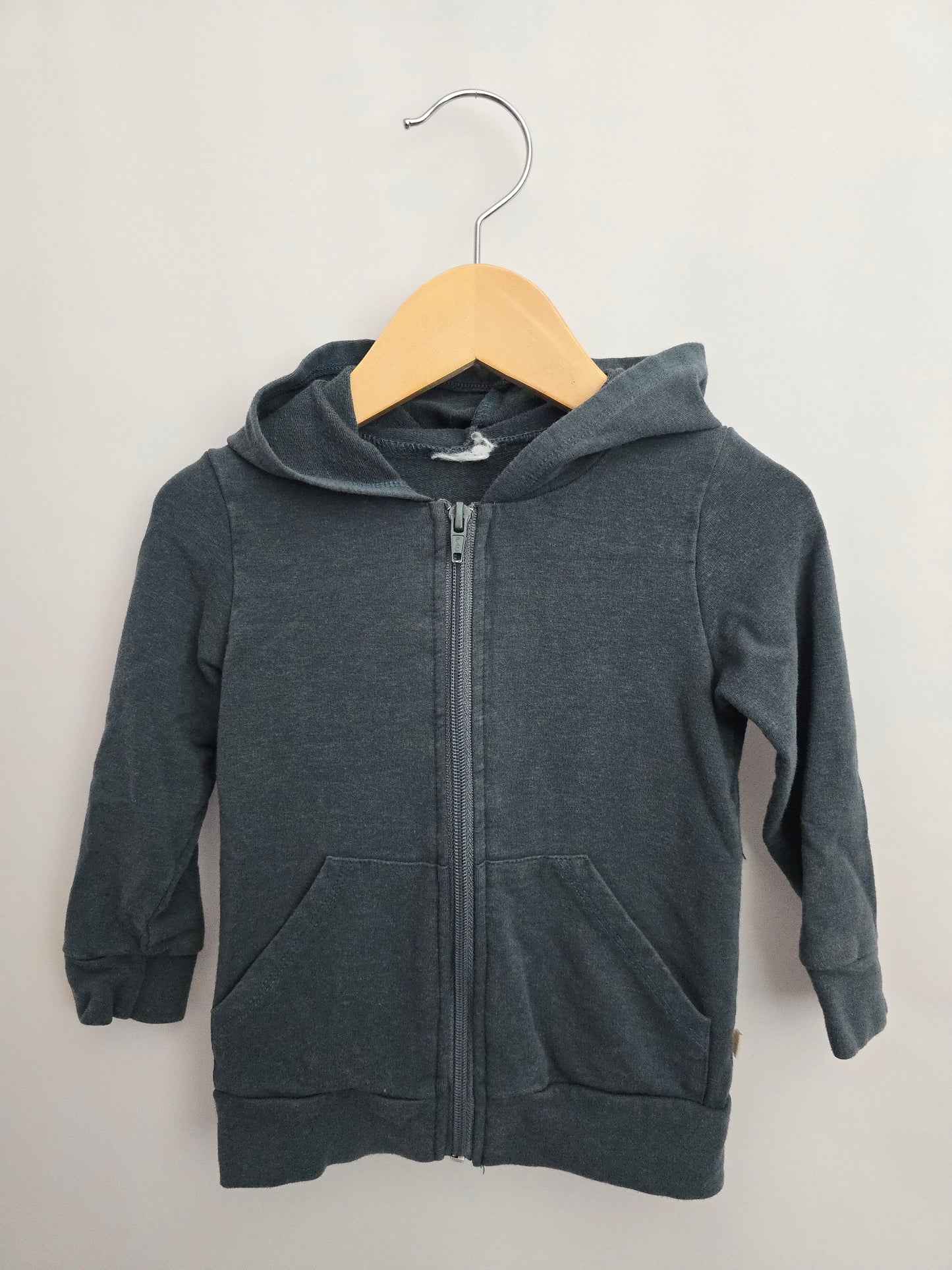 Jax & Lennon Blue Zip Hoodie • 6-12 months