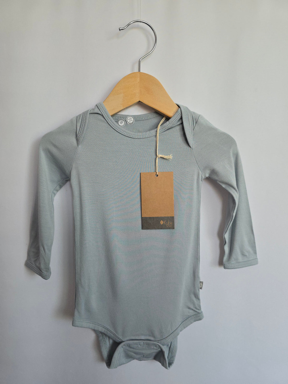 NEW Kyte Powder Blue Long Sleeve Bodysuit • 6-12 months