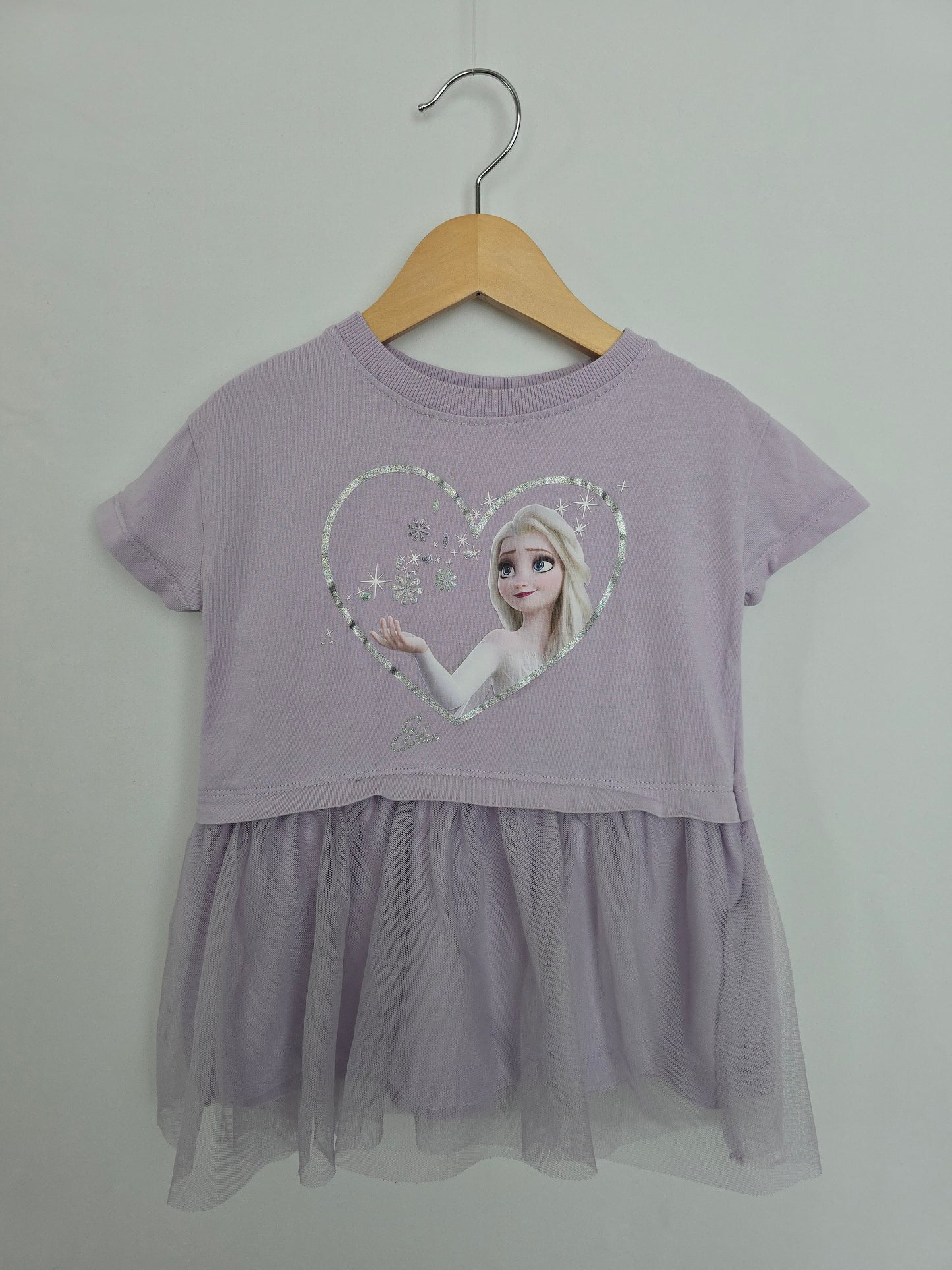 H&M Frozen Tulle Tee Dress • 2-4 years