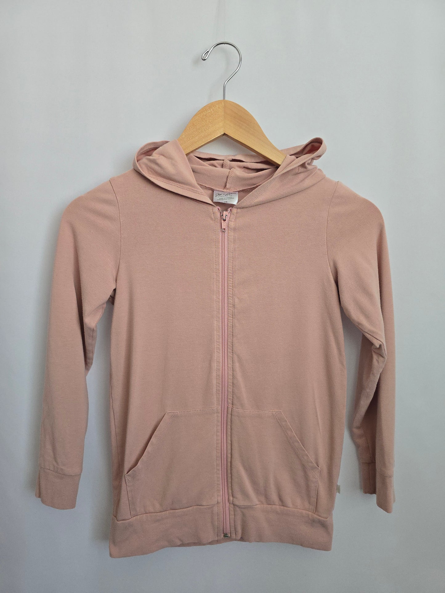 Jax & Lennon Blush Zip Hoodie • Youth Small 6-7 years