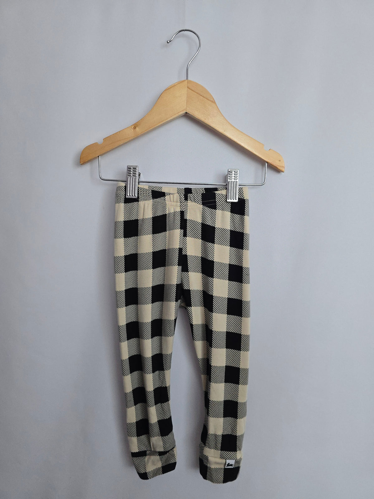 Little & Lively Checkered Leggings • 12-18 months