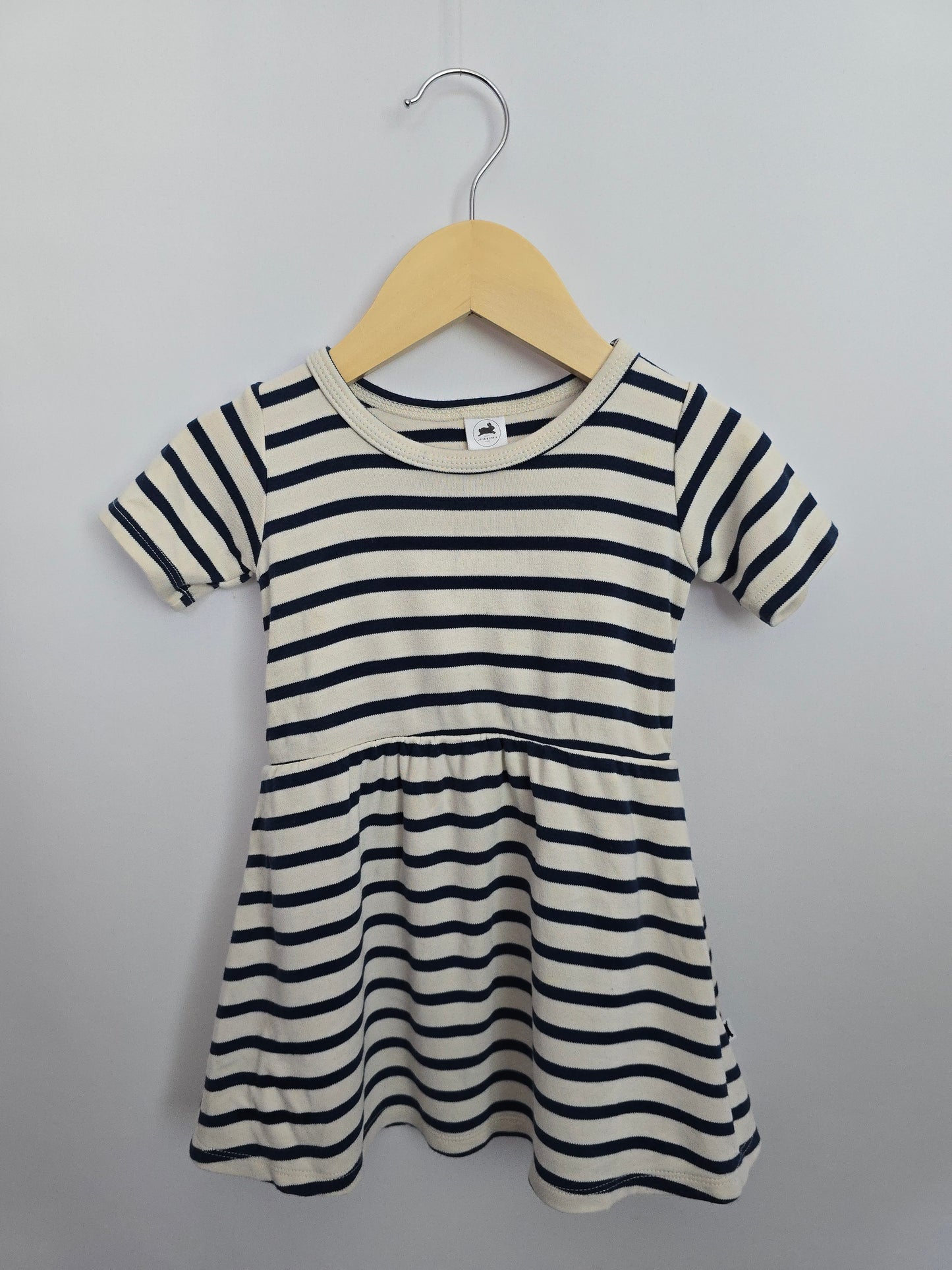 PLAY Little & Lively Blue Stripe Dress • 6-12 months