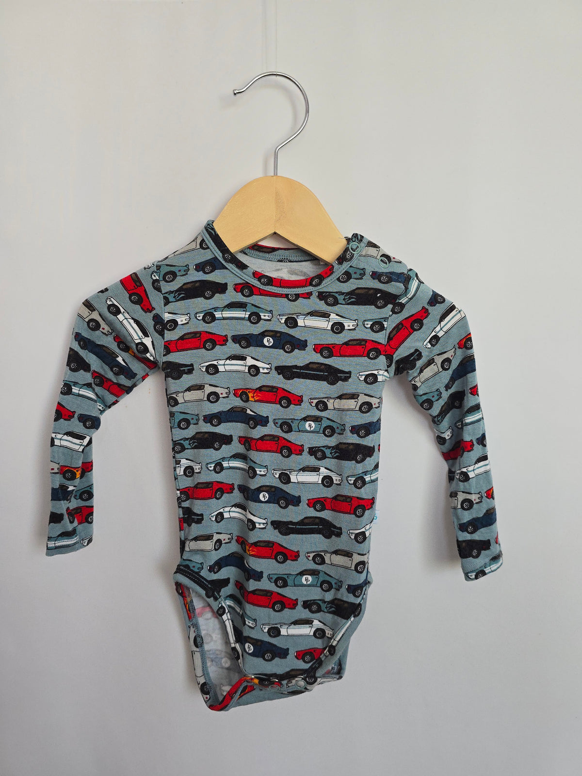 Posh Peanut Cars Bodysuit • 3-6 months
