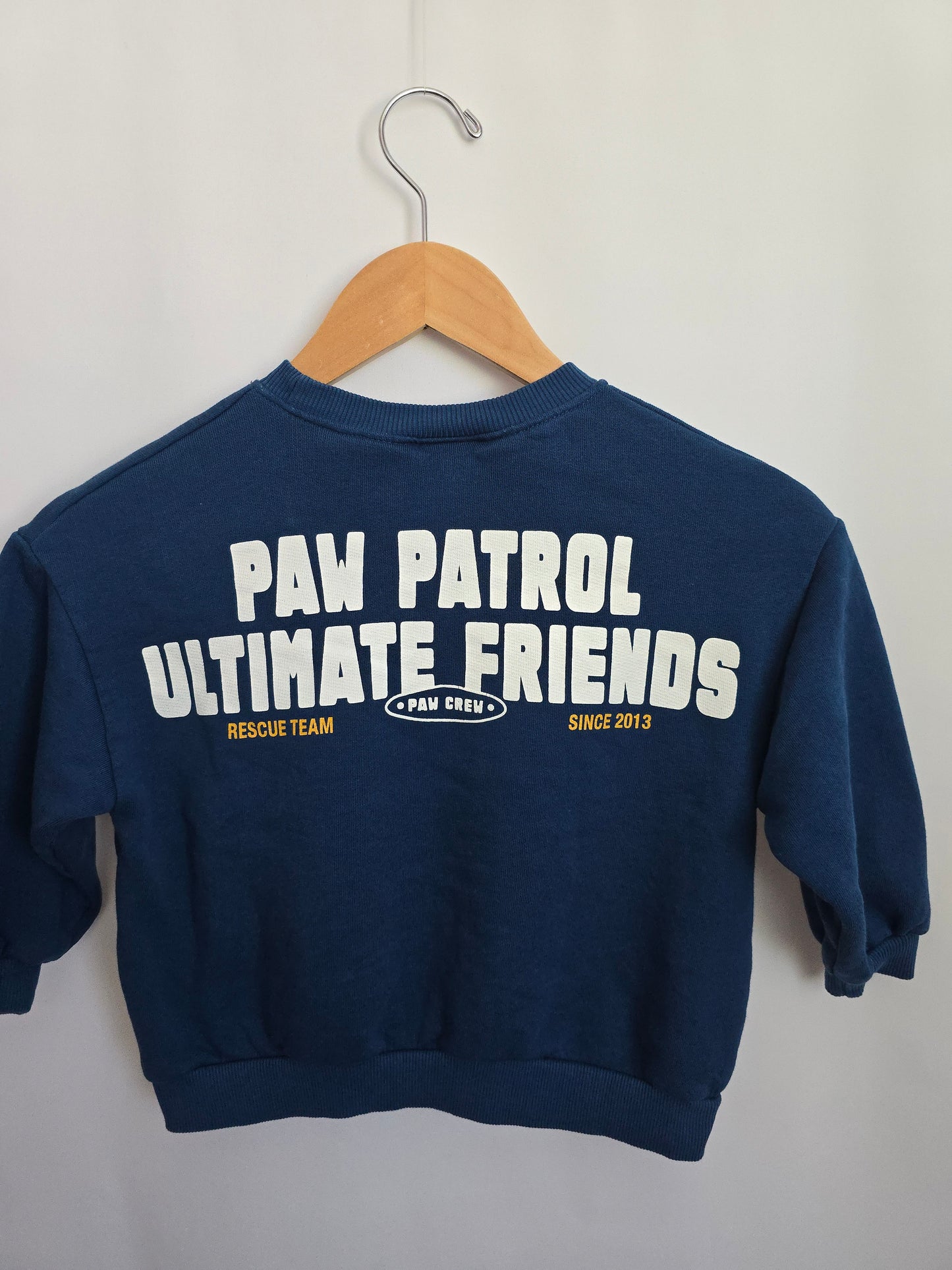 Zara Paw Patrol Blue Crewneck • 5 years