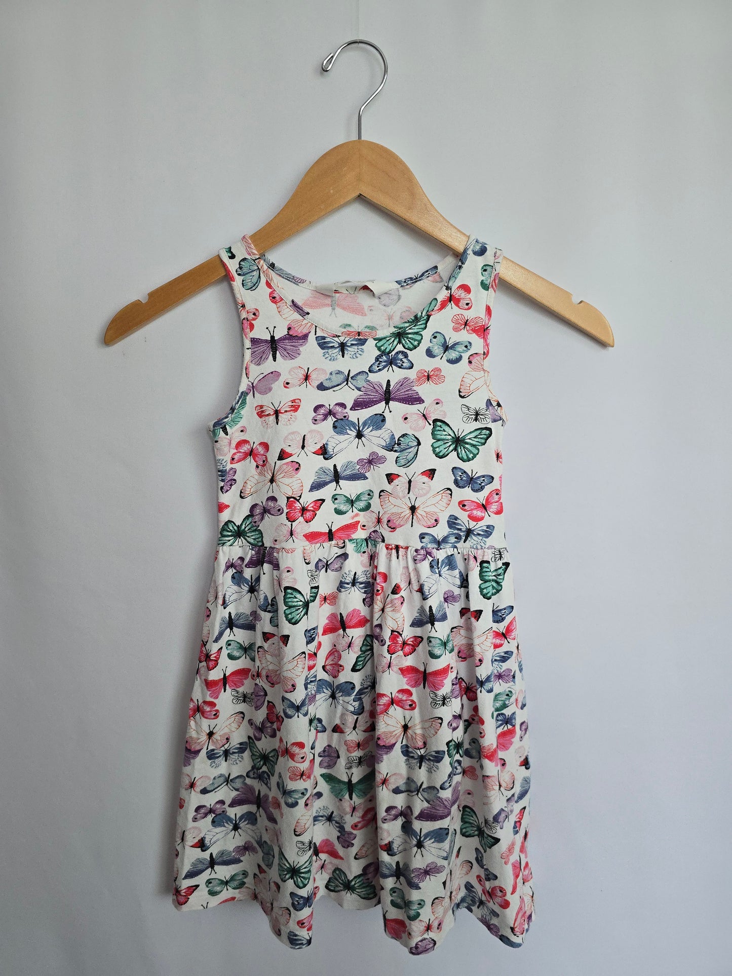 H&M Multi-color Butterfly Tank Dress • 6-8 years