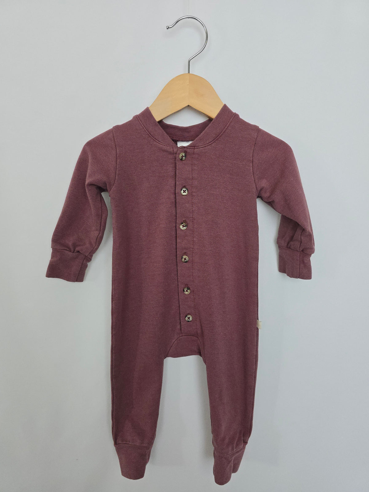 Jax & Lennon Purple Terry Lounge Suit • 0-6 months