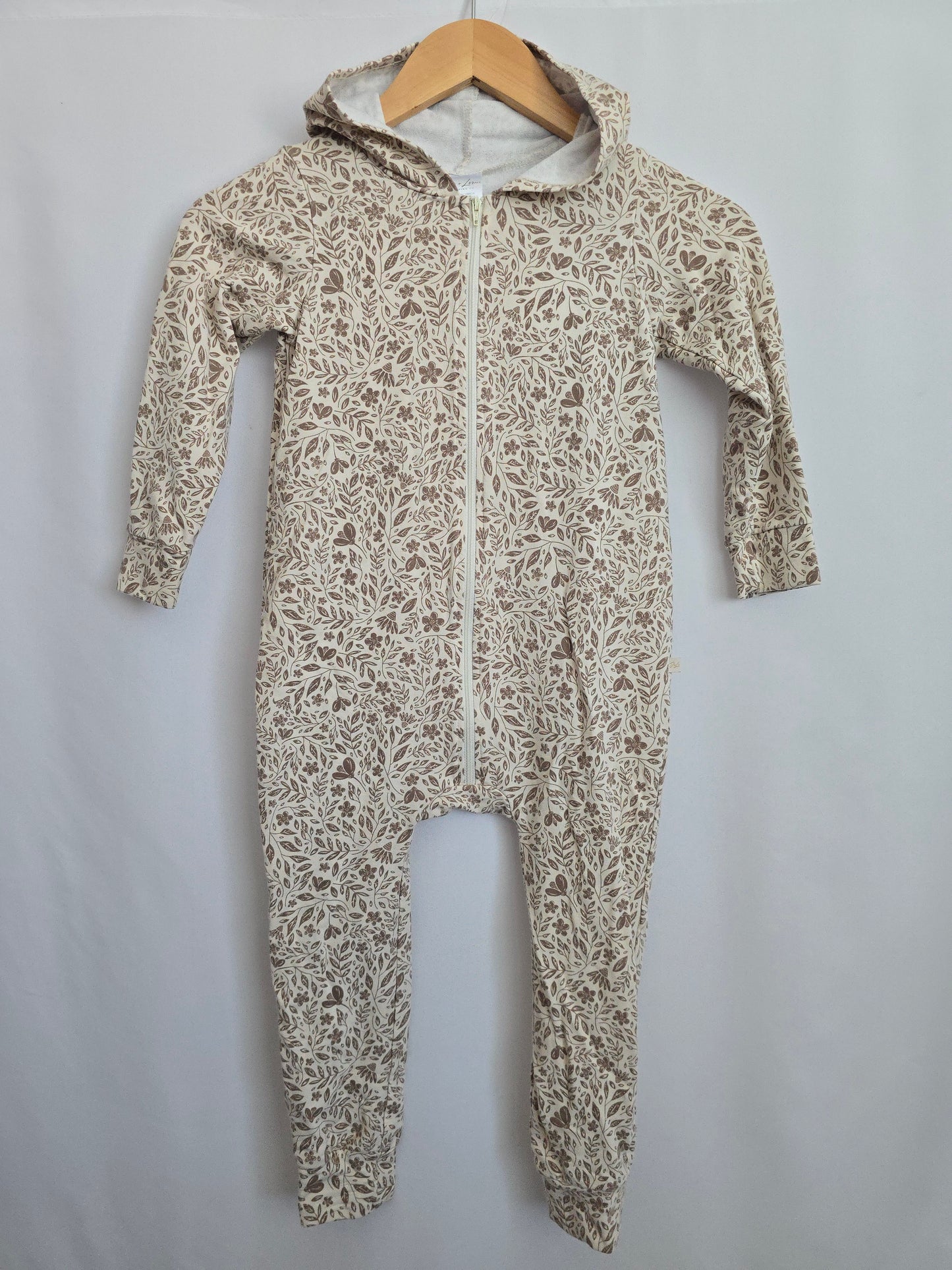 Jax & Lennon Secret Garden Hooded Romper • 4-5 years