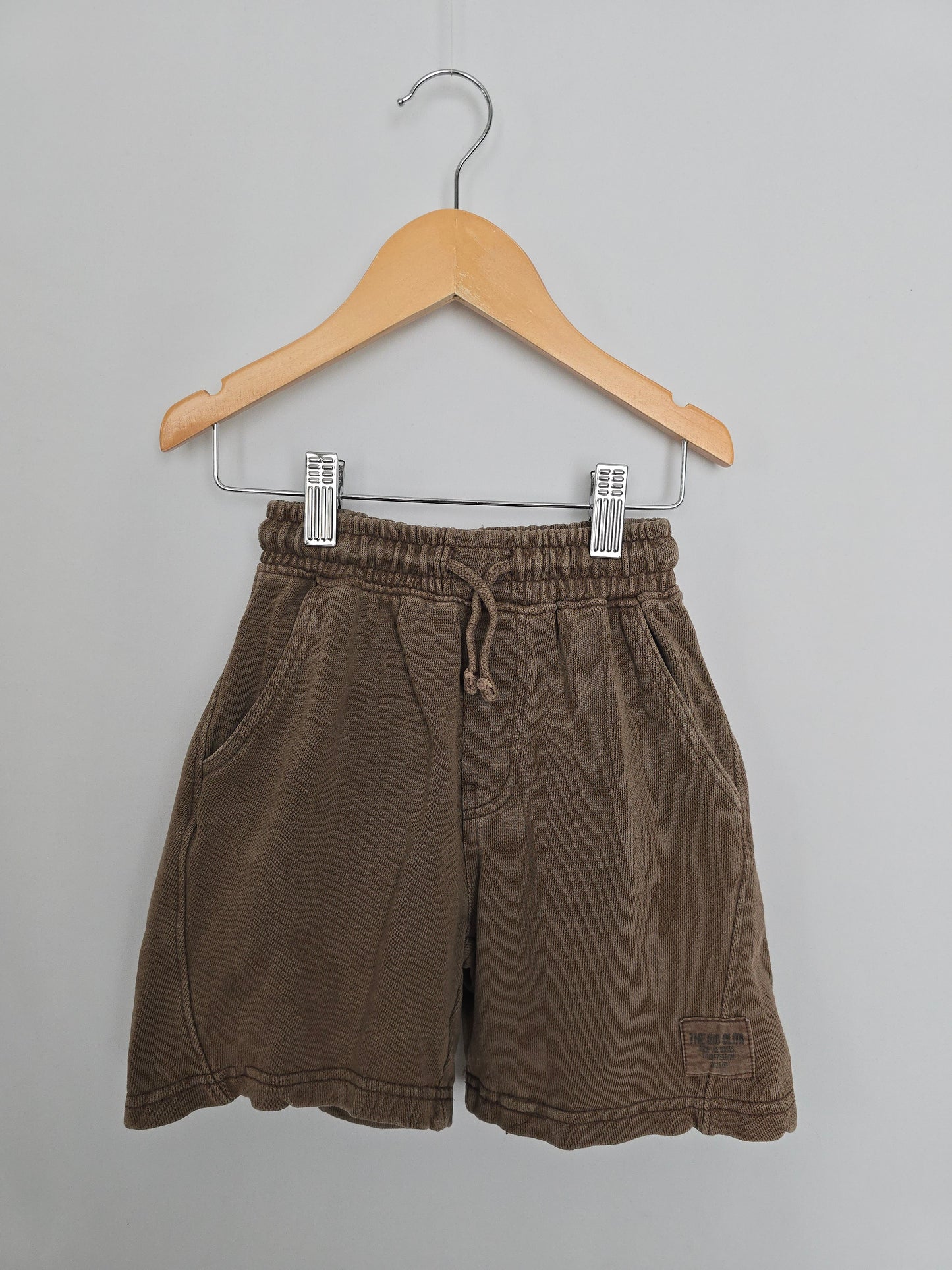 Zara Brown Drawstring Shorts • 5 years